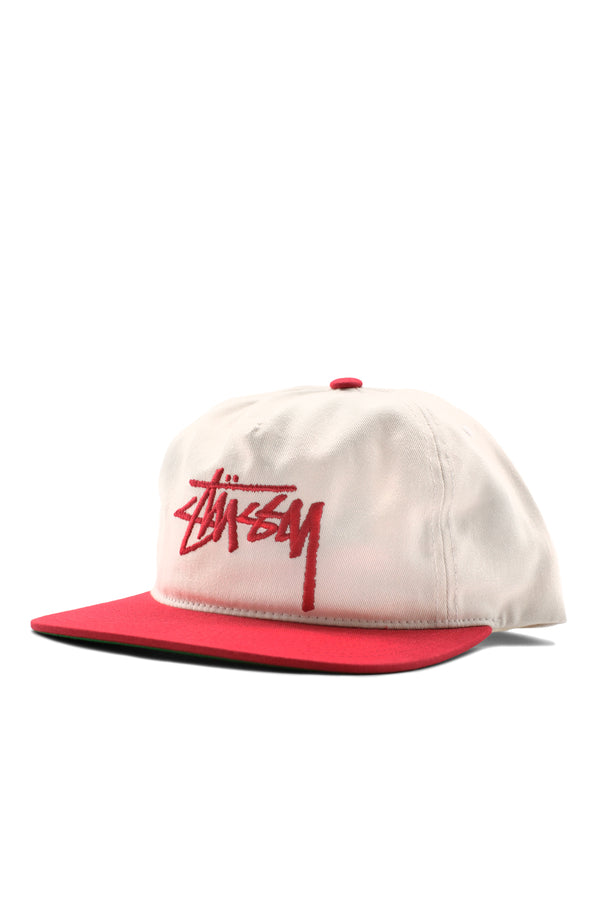 Stussy Big Stock Hat 'Cardinal' - ROOTED