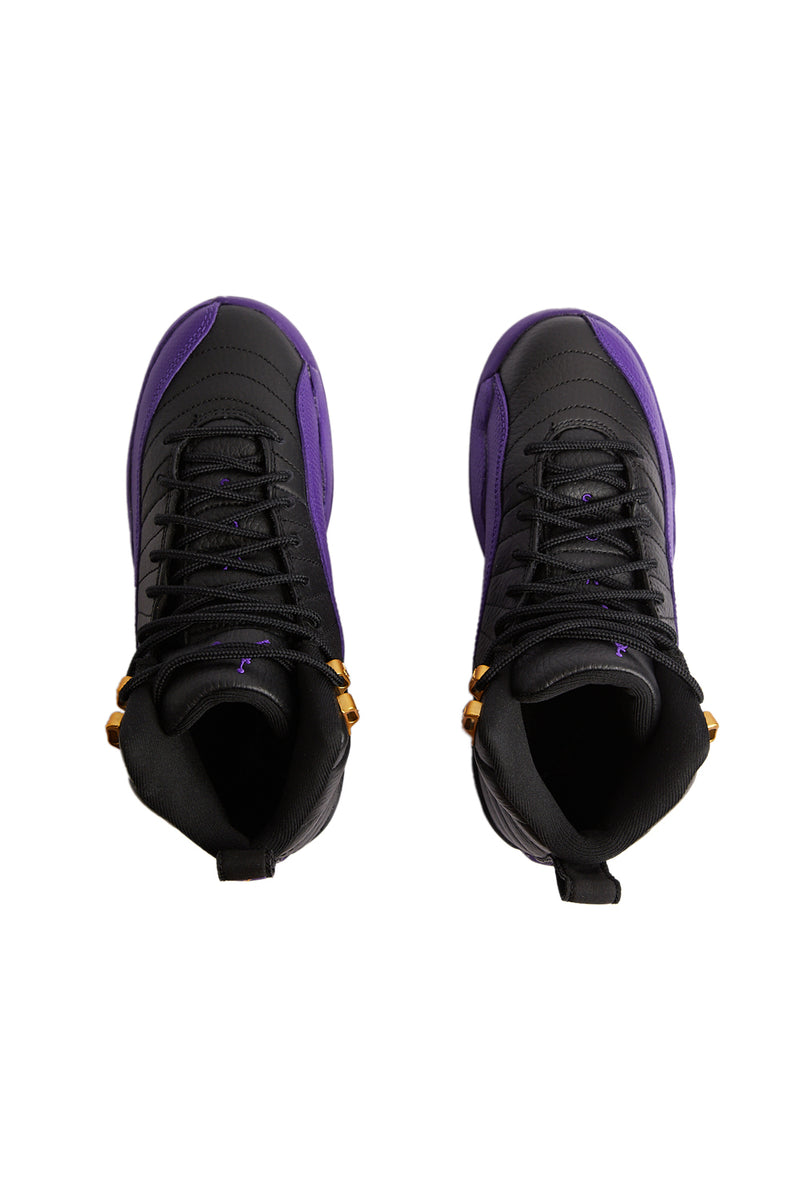 Air Jordan Kids 12 Retro 'Black/Field Purple' - ROOTED