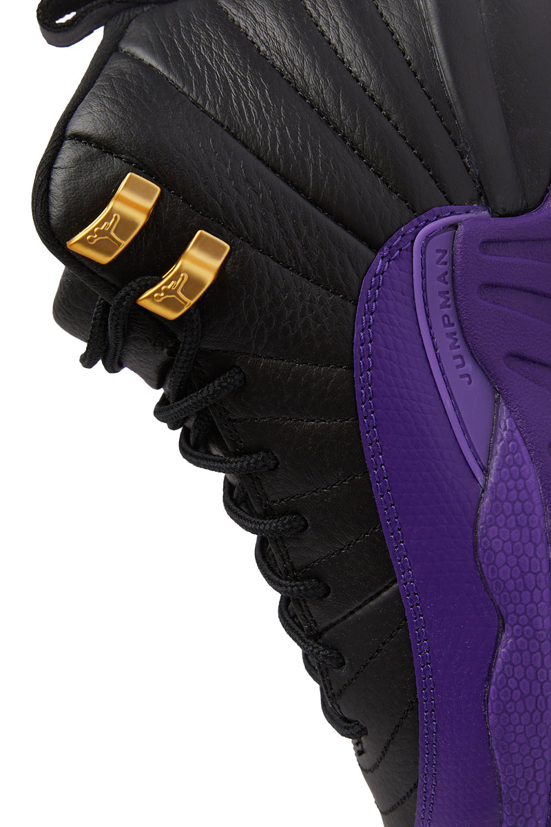 Air Jordan Kids 12 Retro 'Black/Field Purple' - ROOTED