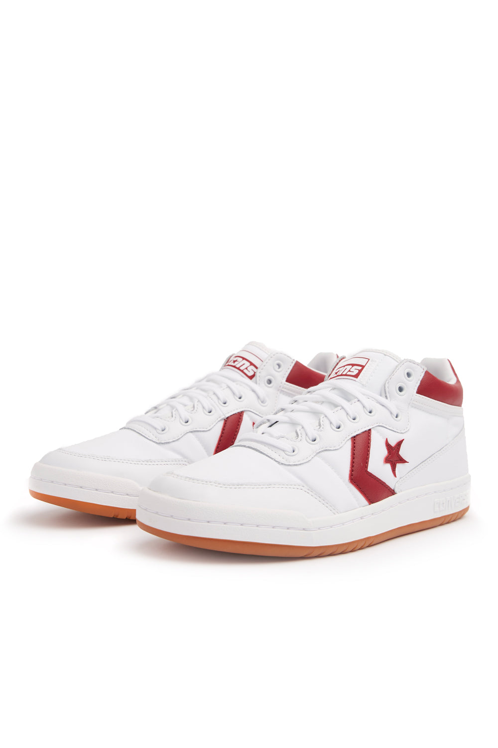 Converse Fast Break Pro Mid 'White/Team Red' - ROOTED