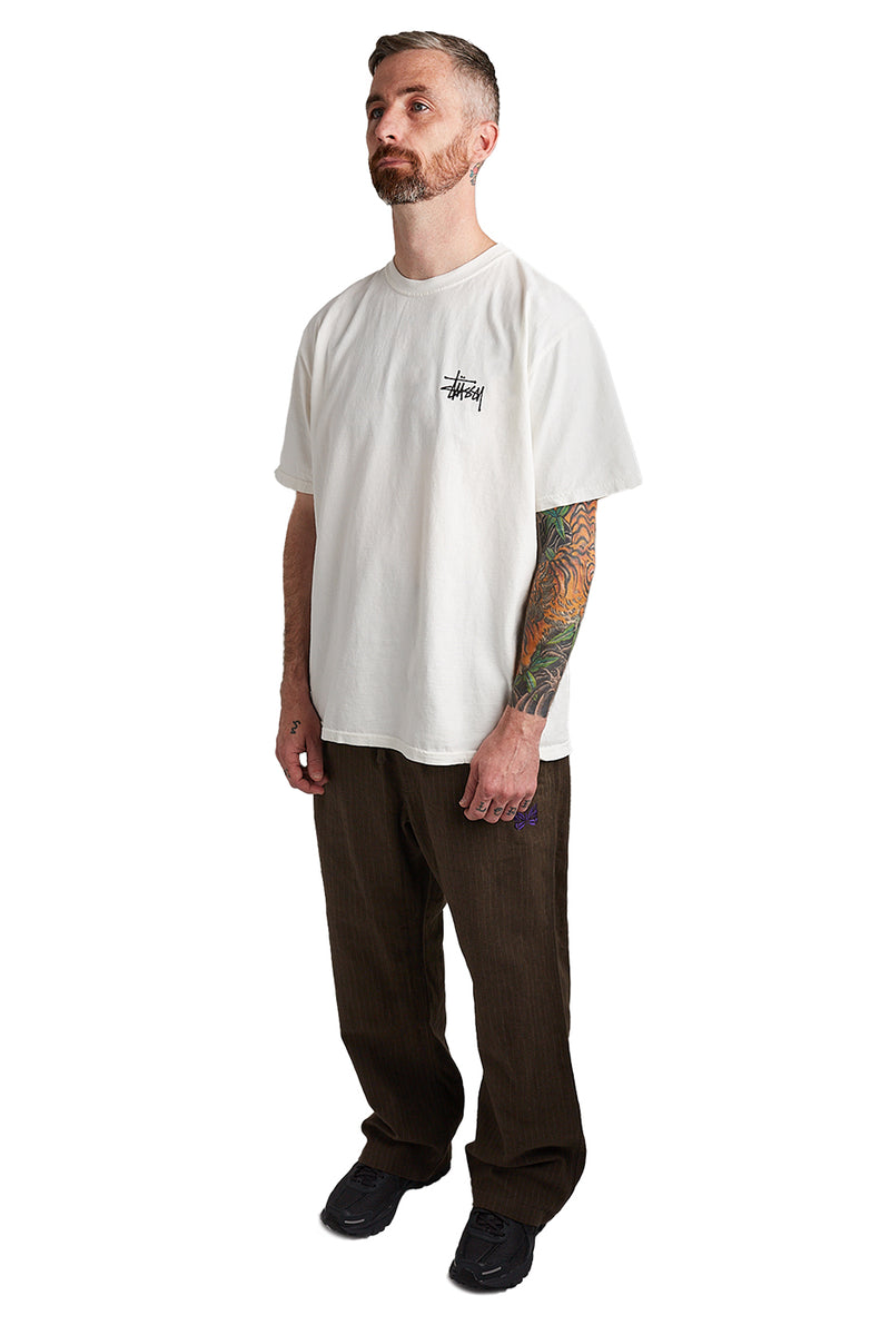 Stussy Basic Pig Dyed Tee 'Natural' - ROOTED
