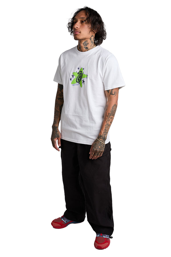 Stussy Galaxy Tee 'White' - ROOTED