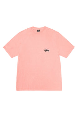 Stussy Basic Pigment Dyed Tee 'Coral'