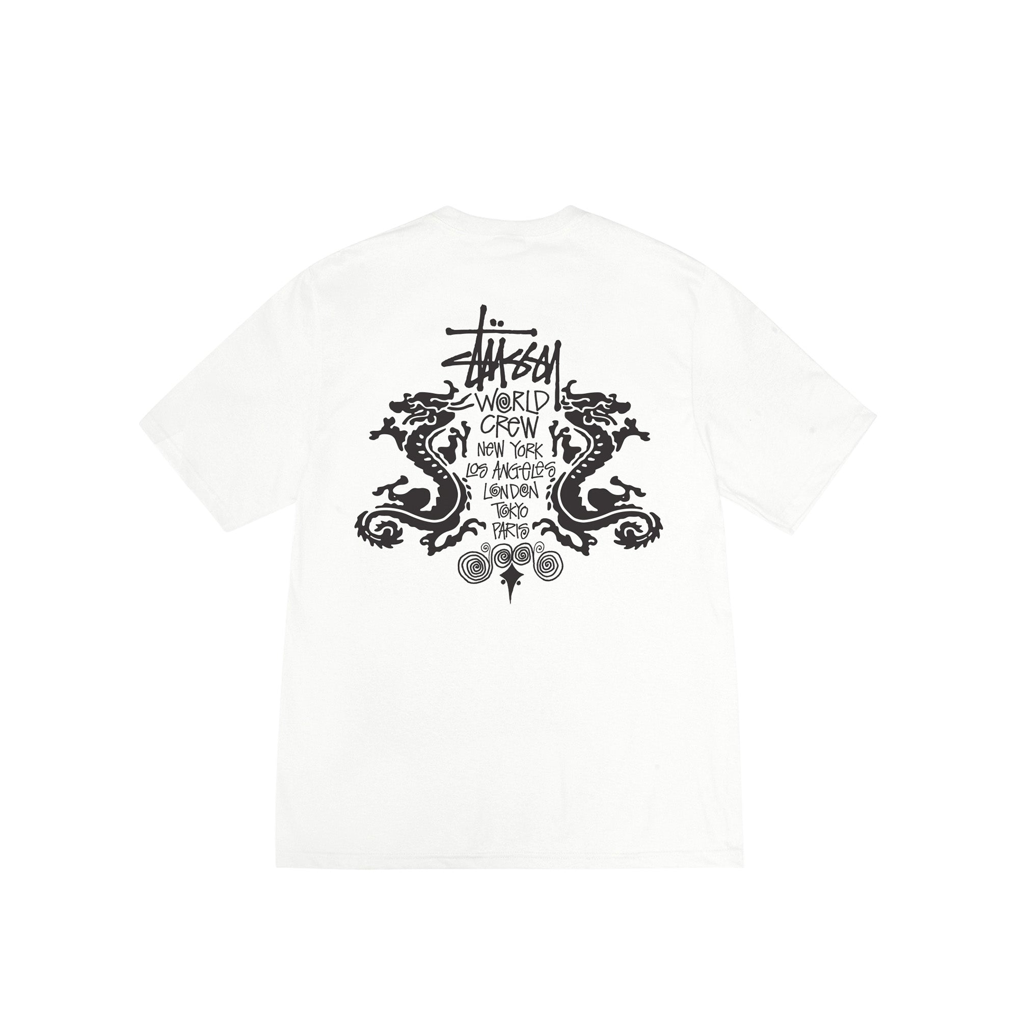 Stussy Double Dragon Pig Dyed Tee 'Natural' - ROOTED