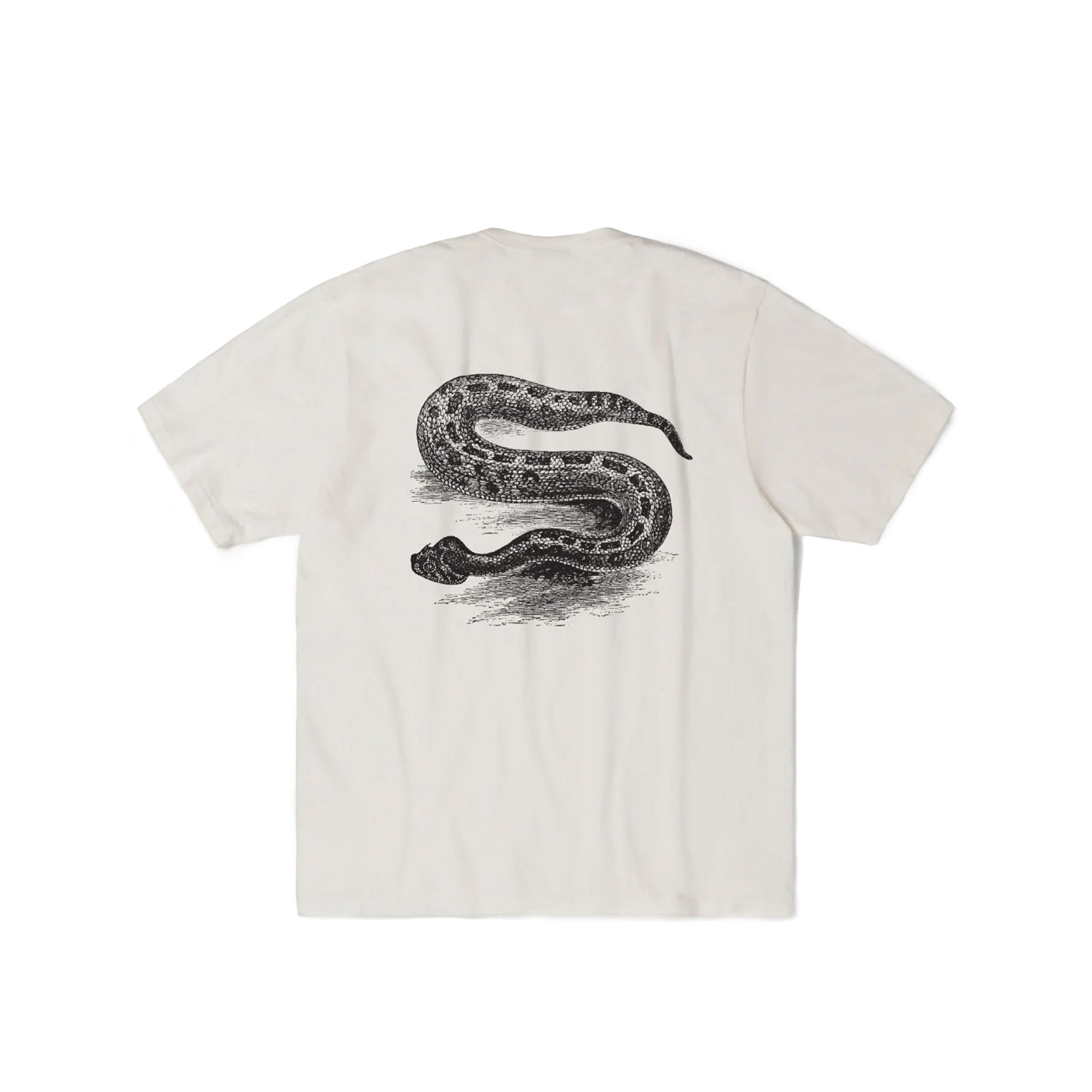 Stussy Serpent Pigment Dyed Tee 'Natural' - ROOTED