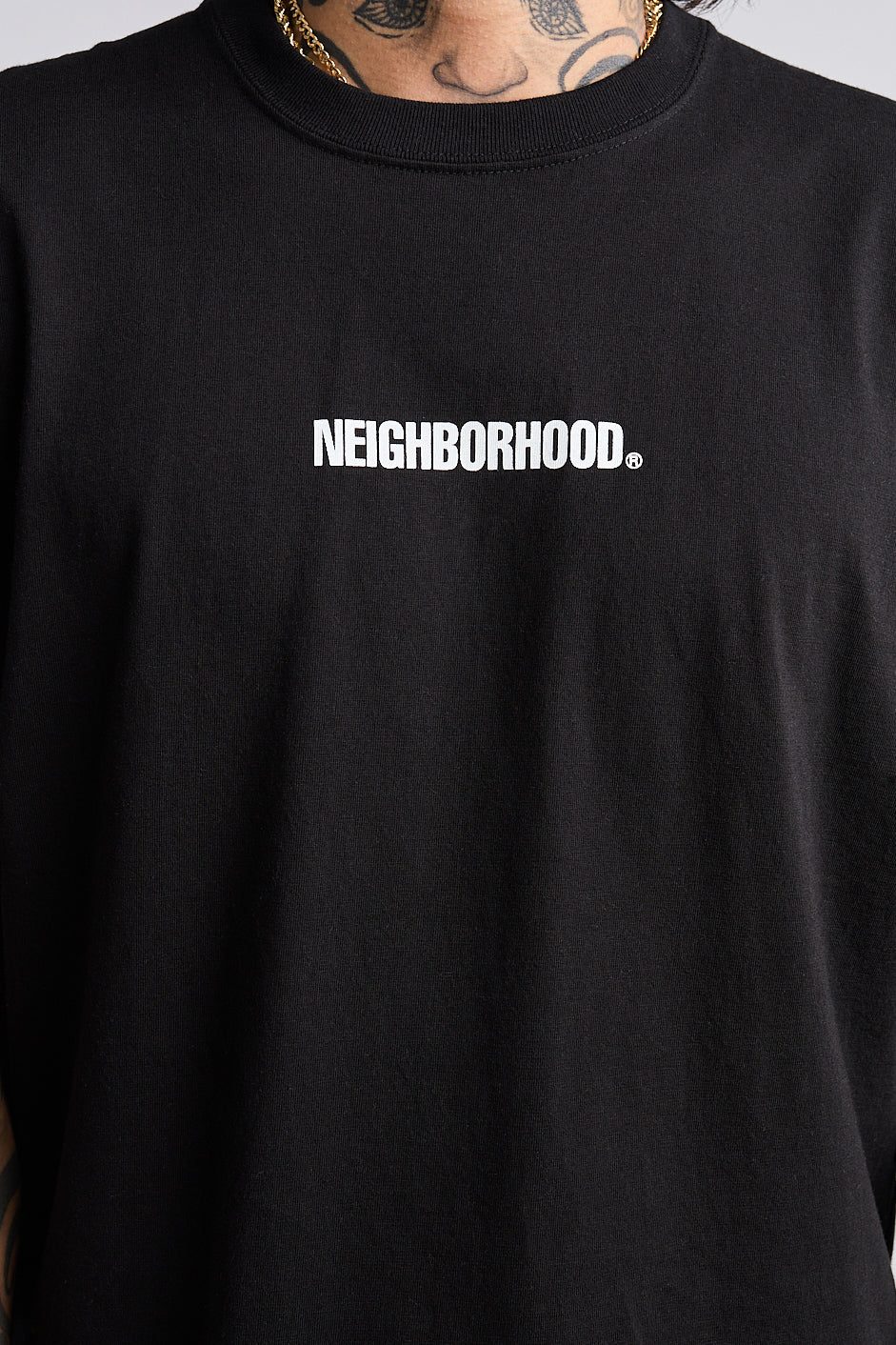 Neighborhood Tee SS-3 'Black' - ROOTED