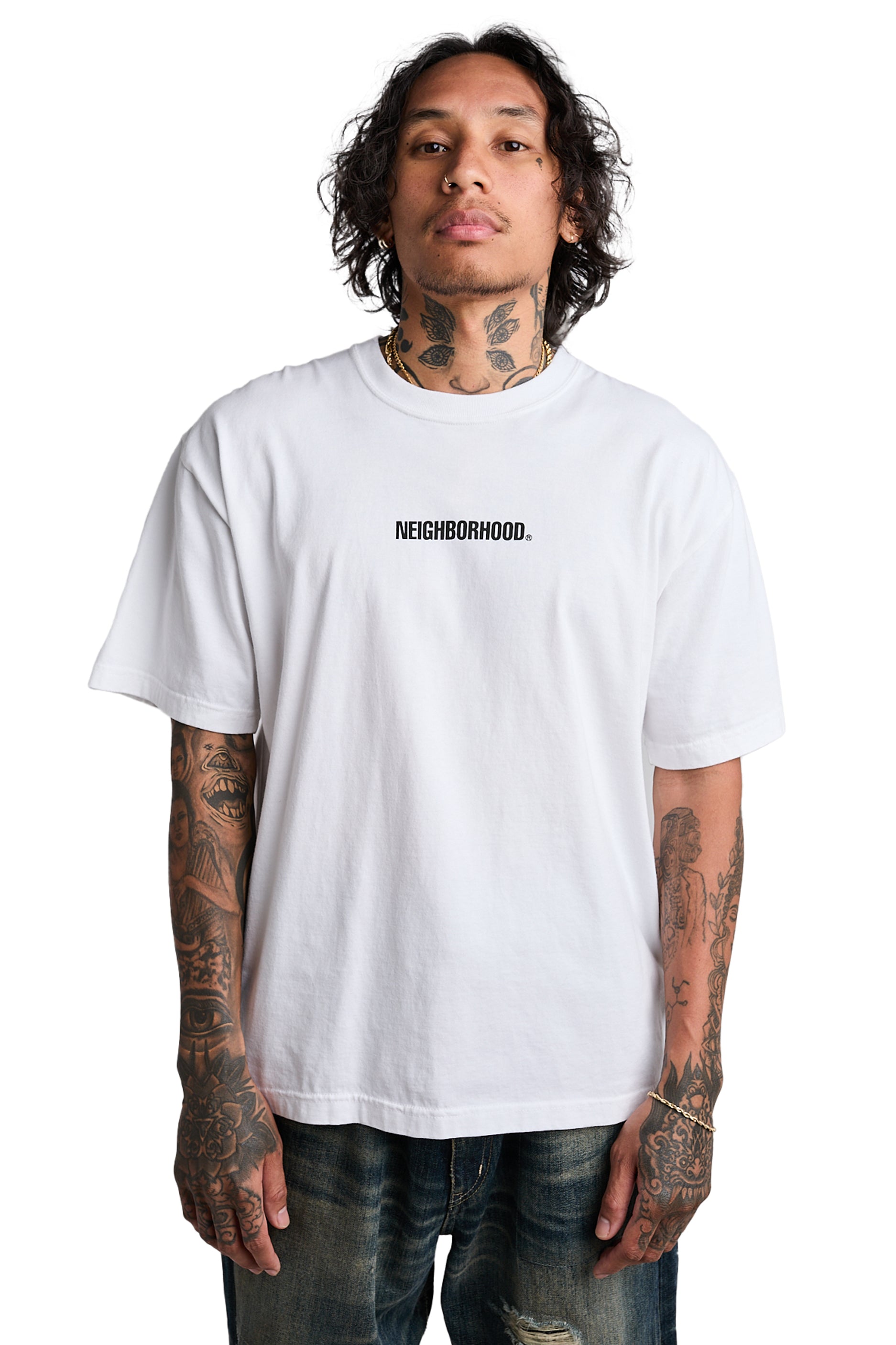 Neighborhood Tee SS-3 'White' - ROOTED