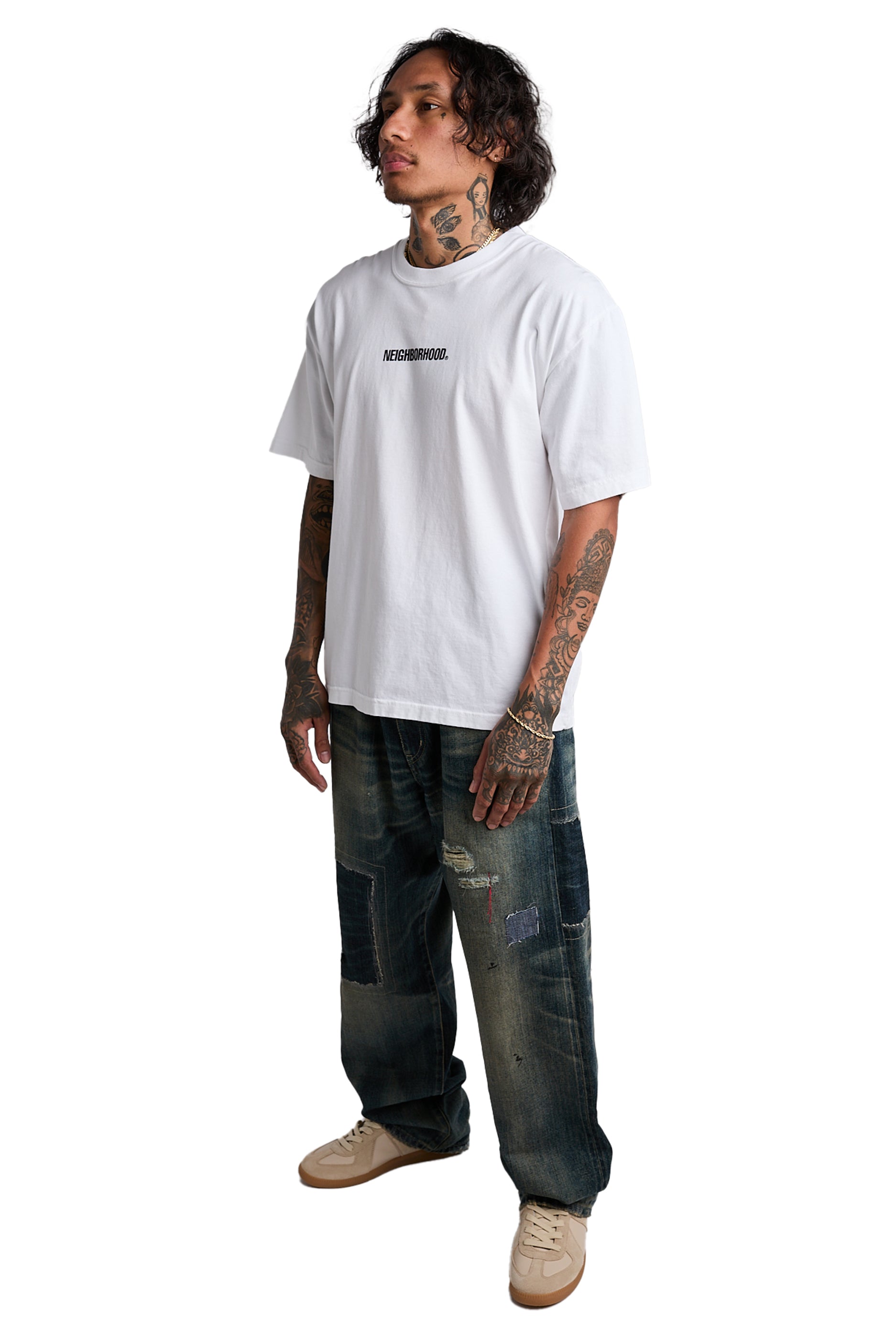 Neighborhood Tee SS-3 'White' - ROOTED