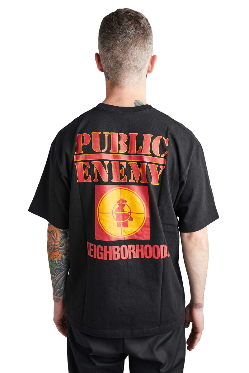 Neighborhood x Public Enemy Tee SS-1 'Black' - ROOTED