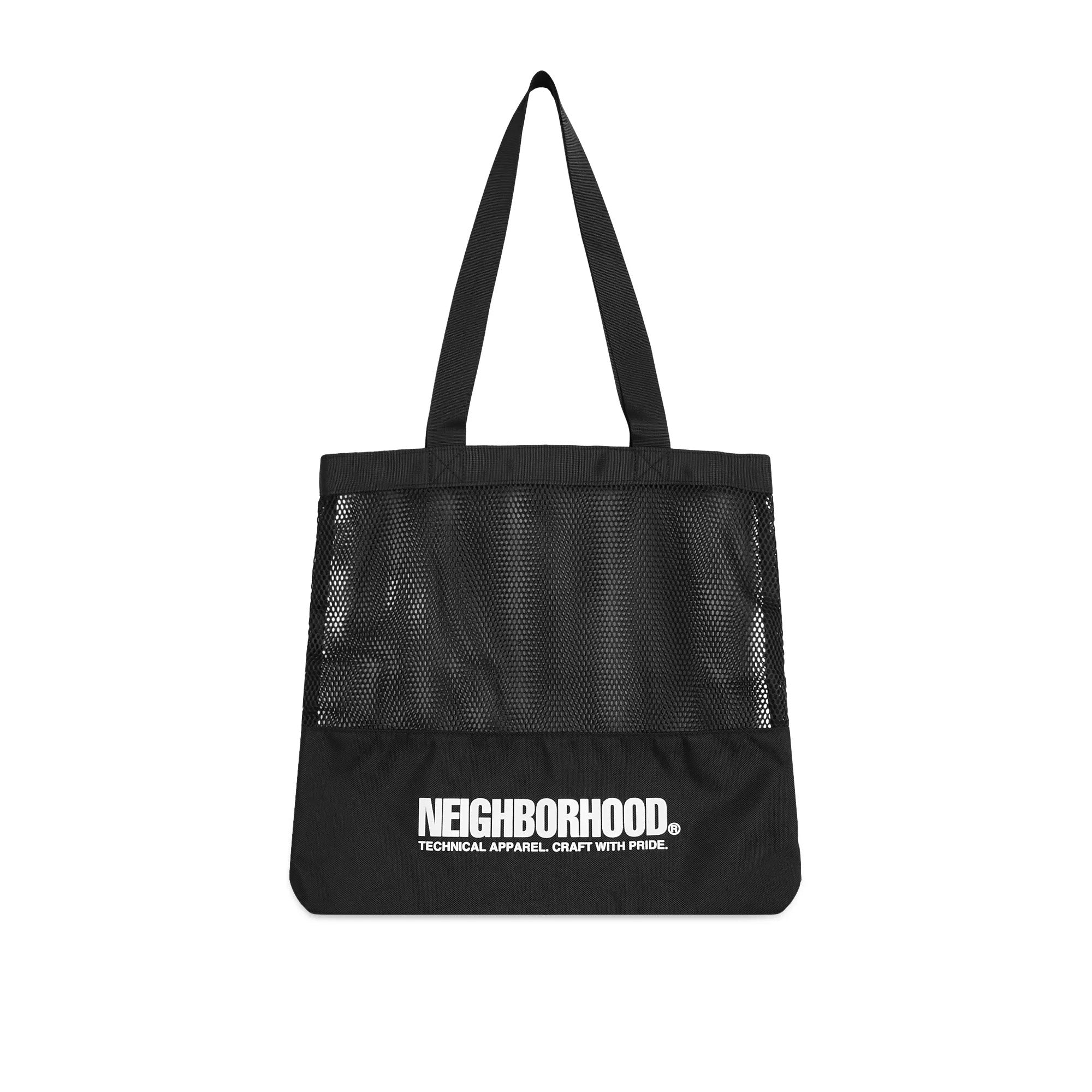 Neighborhood Mesh Tote 'Black' - ROOTED