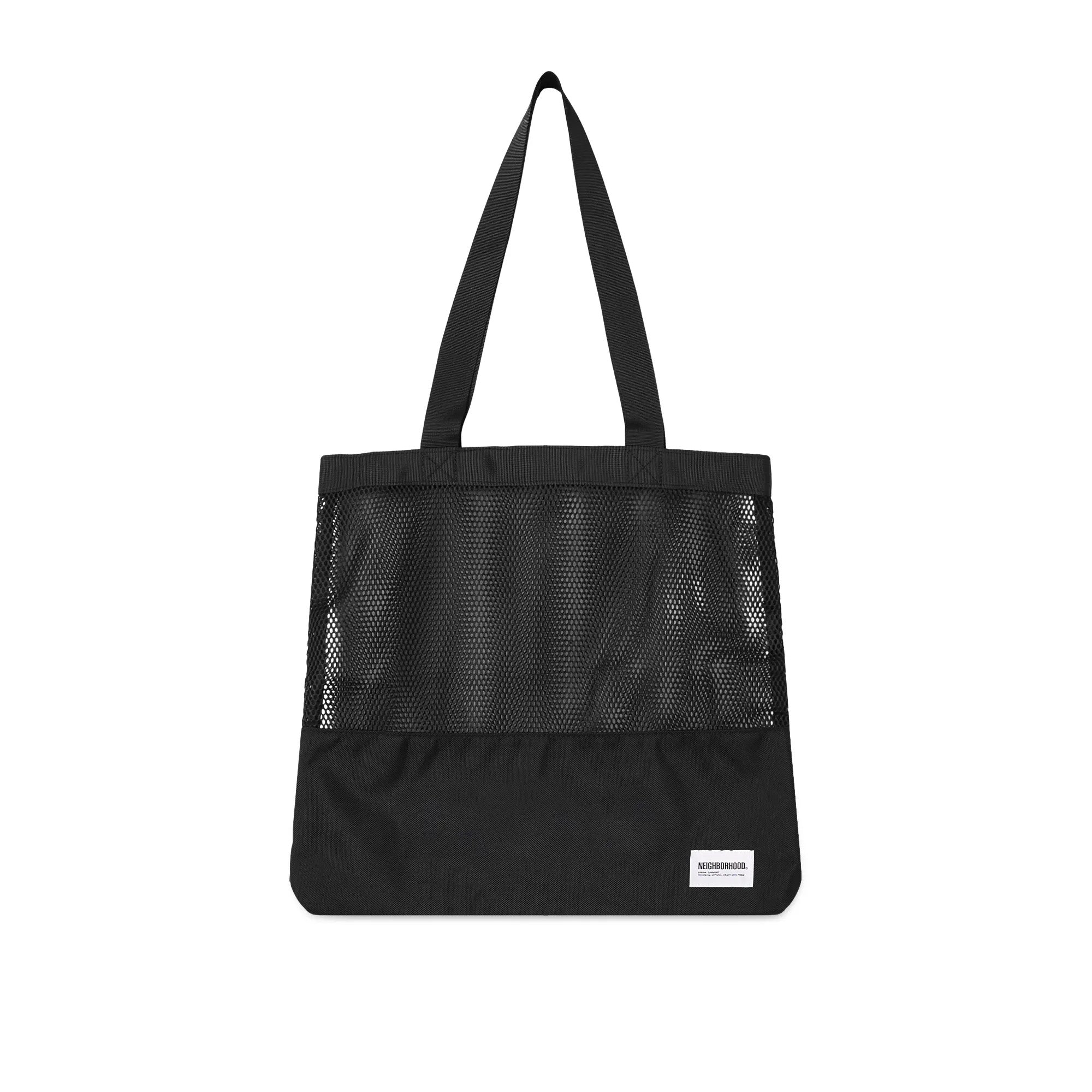 Neighborhood Mesh Tote 'Black' - ROOTED