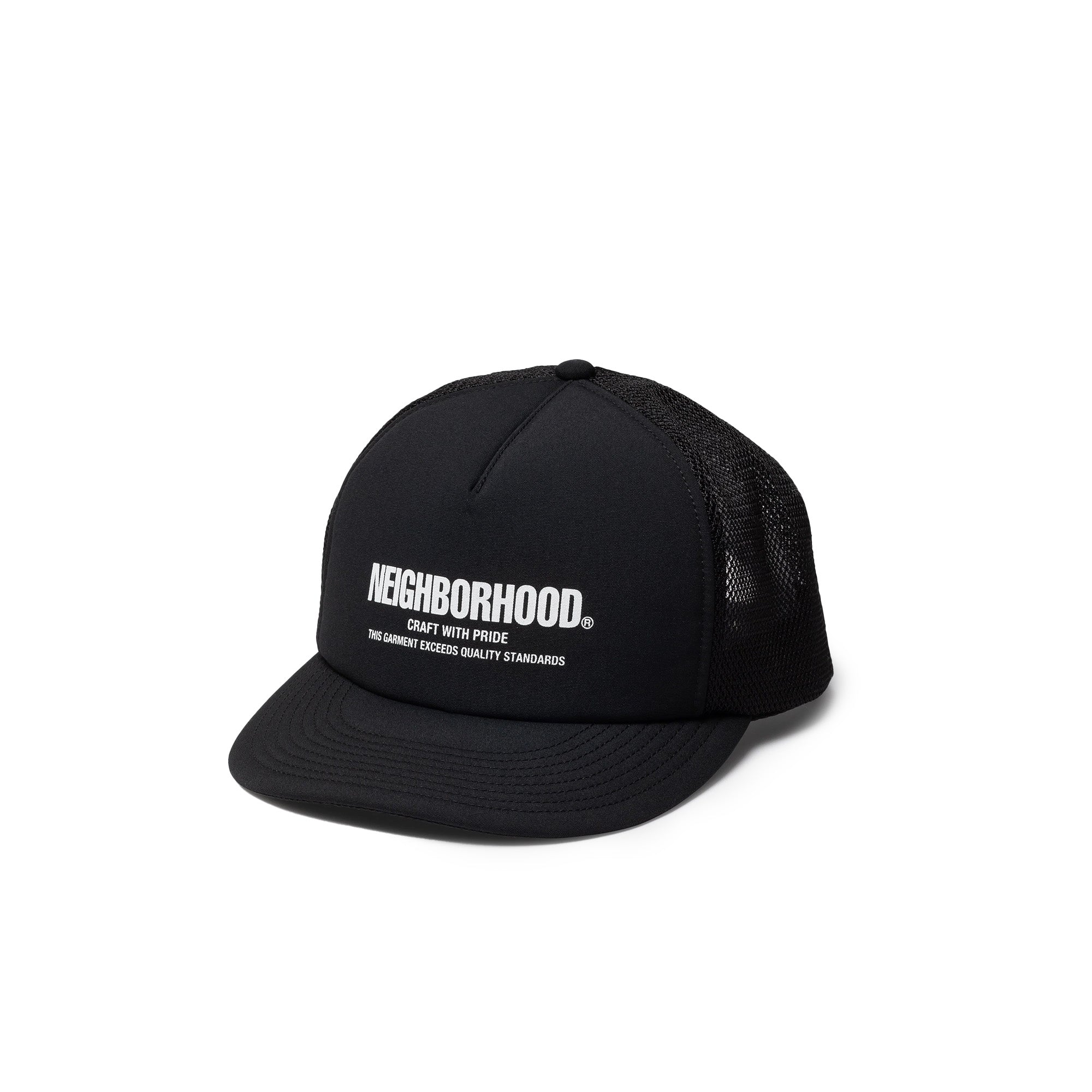 Neighborhood Mesh Hat-1 'Black' - ROOTED