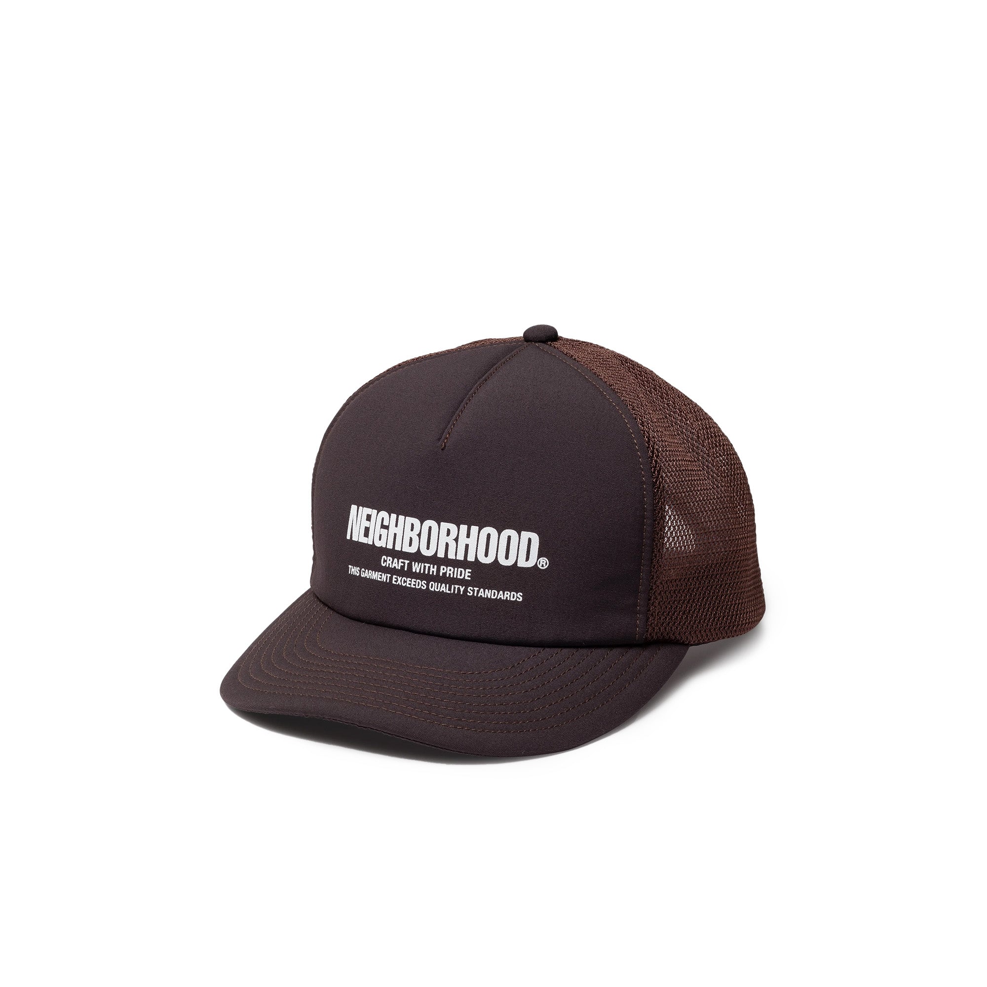 Neighborhood Mesh Hat-1 'Brown' - ROOTED
