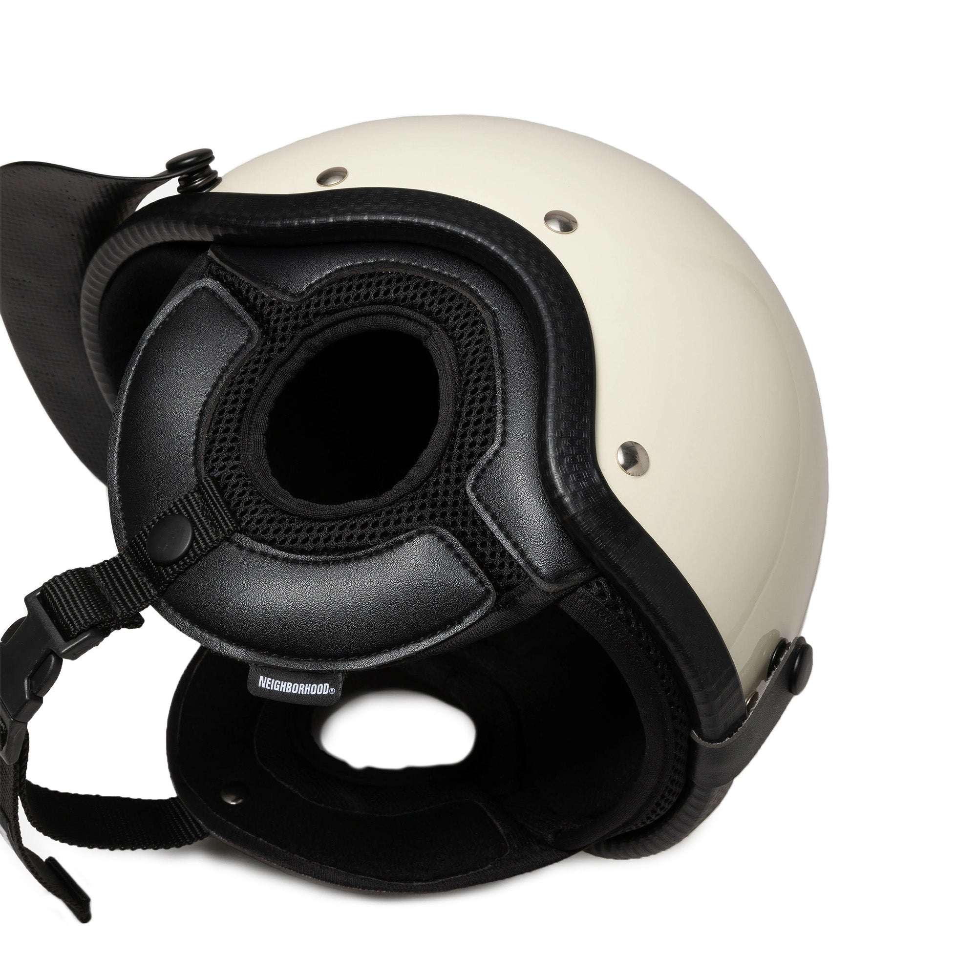 NEIGHBORHOOD ヘルメット HALF HELMET Neighborhood Half Helmet 'Ivory'