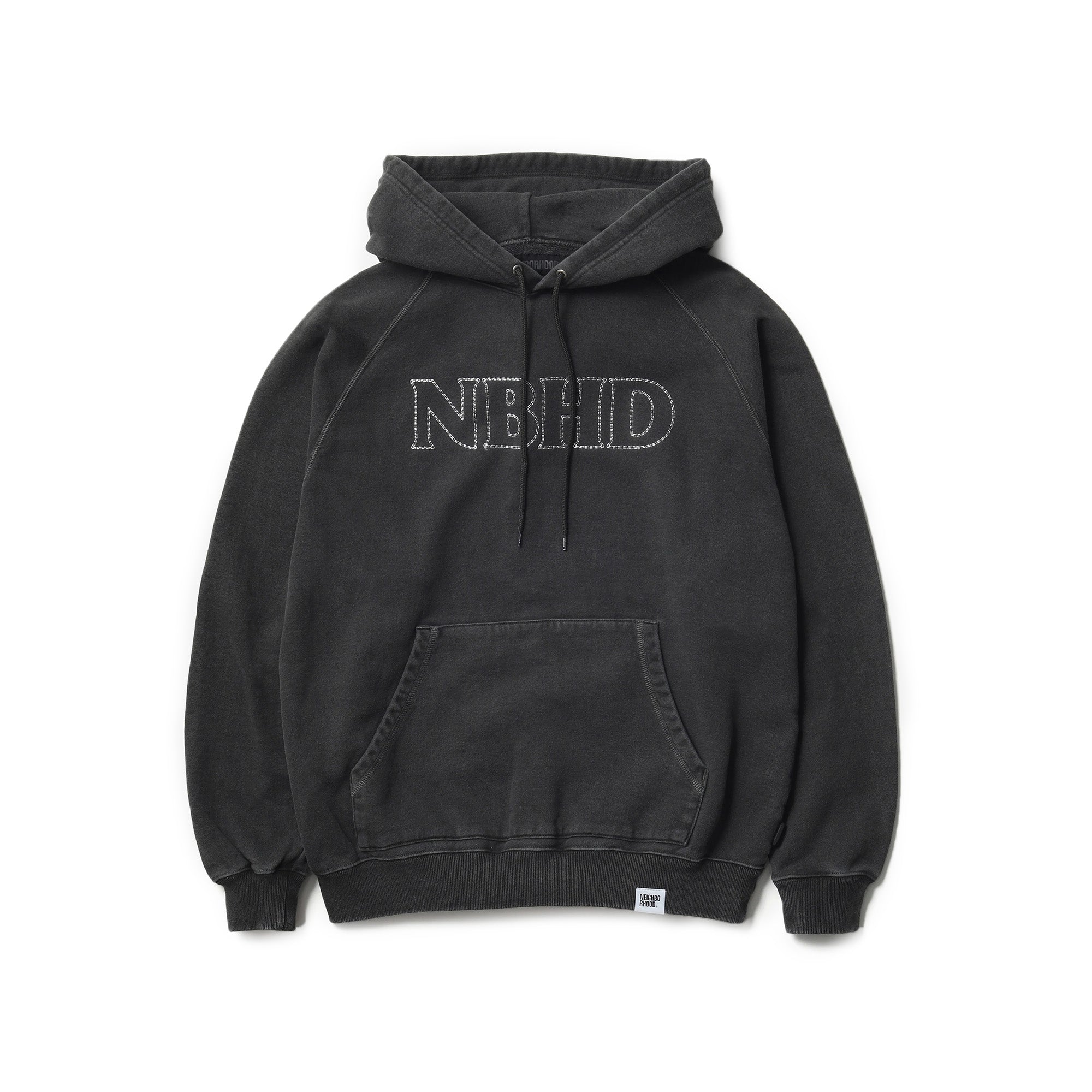 Neighborhood Pigment Dyed Hoodie 'Black'