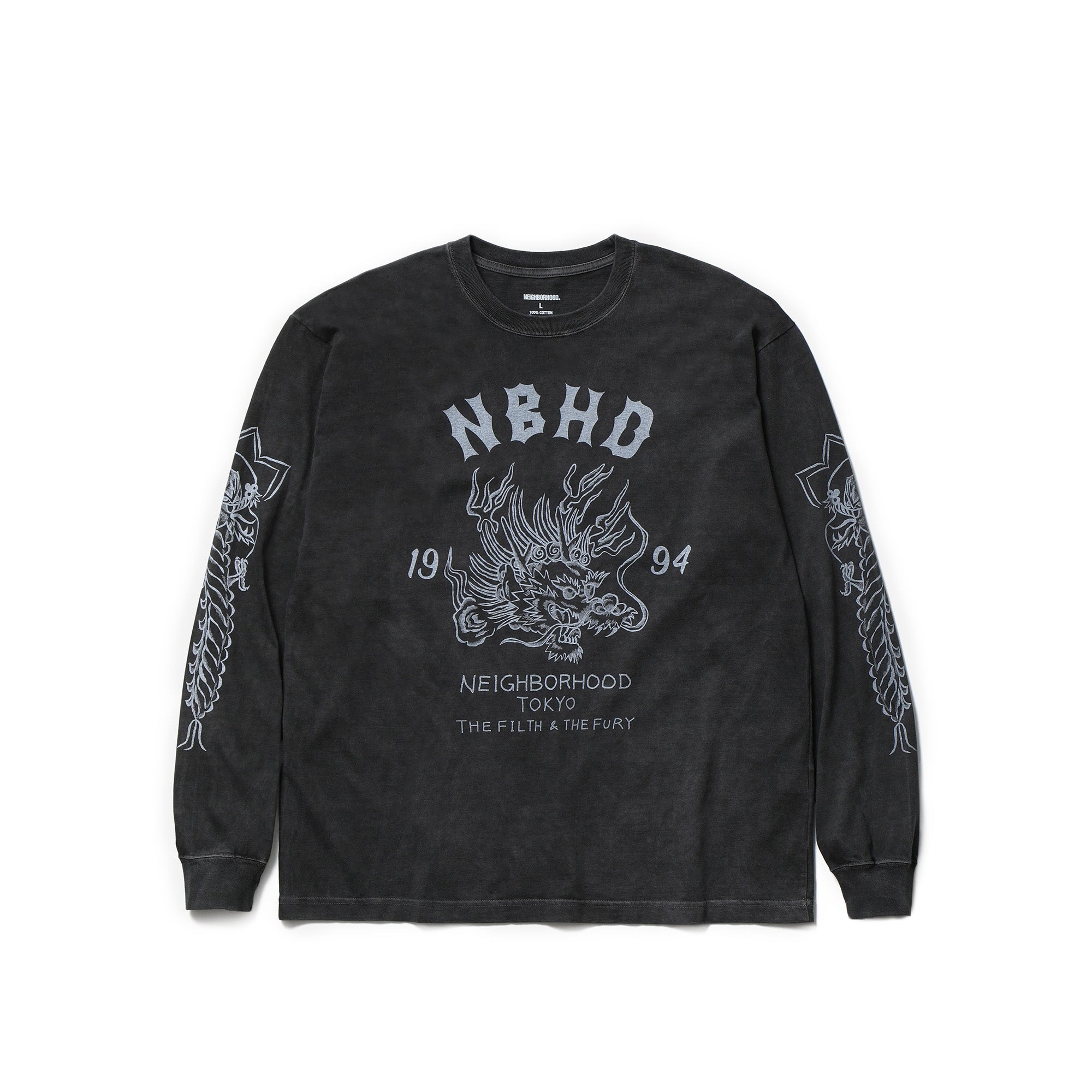 Neighborhood LS-14 Tee 'Black'