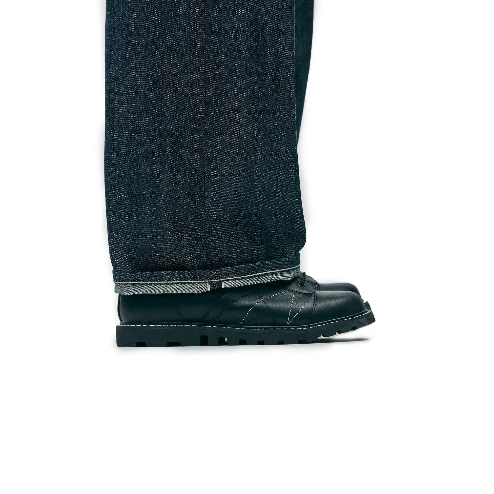 Neighborhood Rigid Denim Wide Pants 'Indigo'