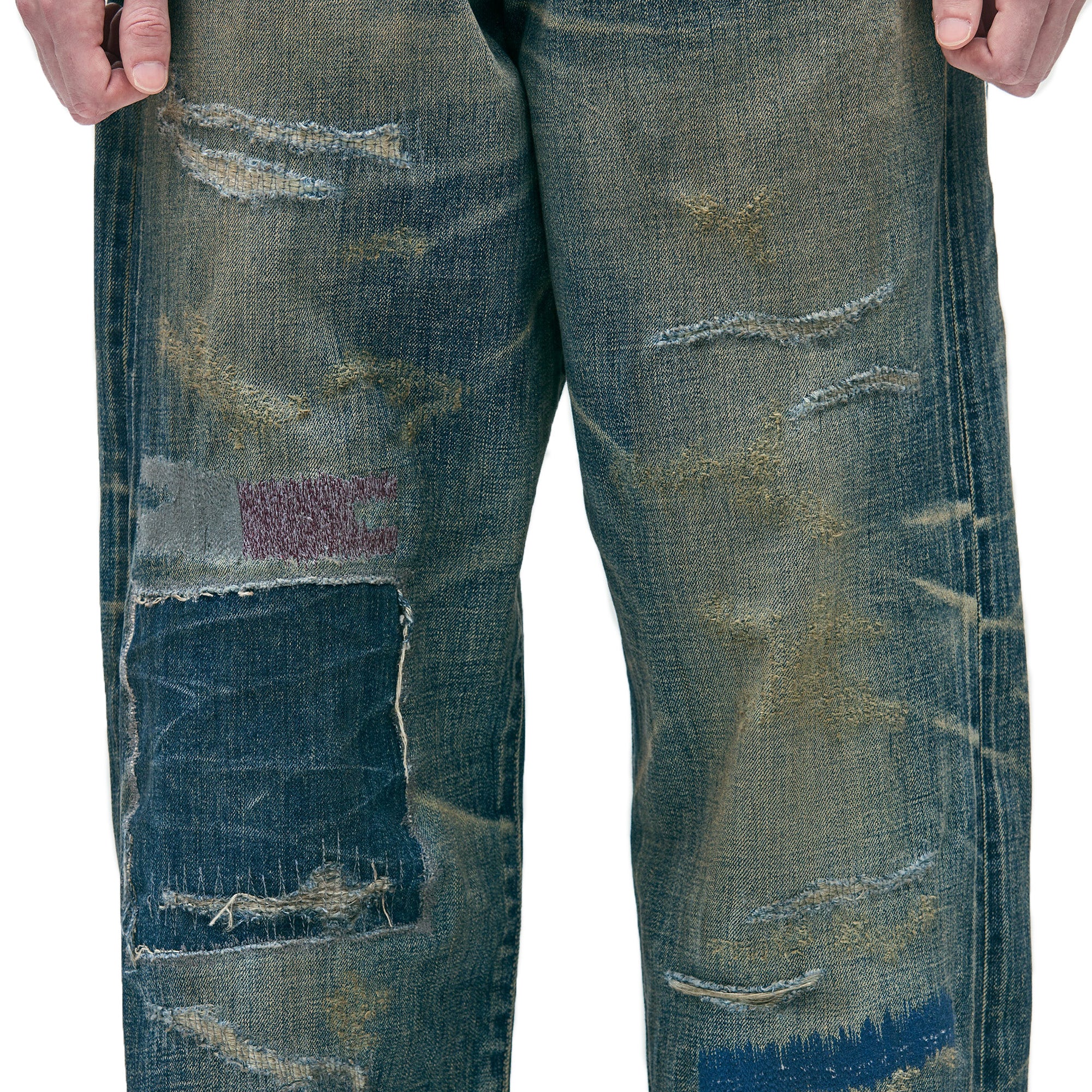 Neighborhood Savage Denim DP Wide Pants 'Indigo' - ROOTED