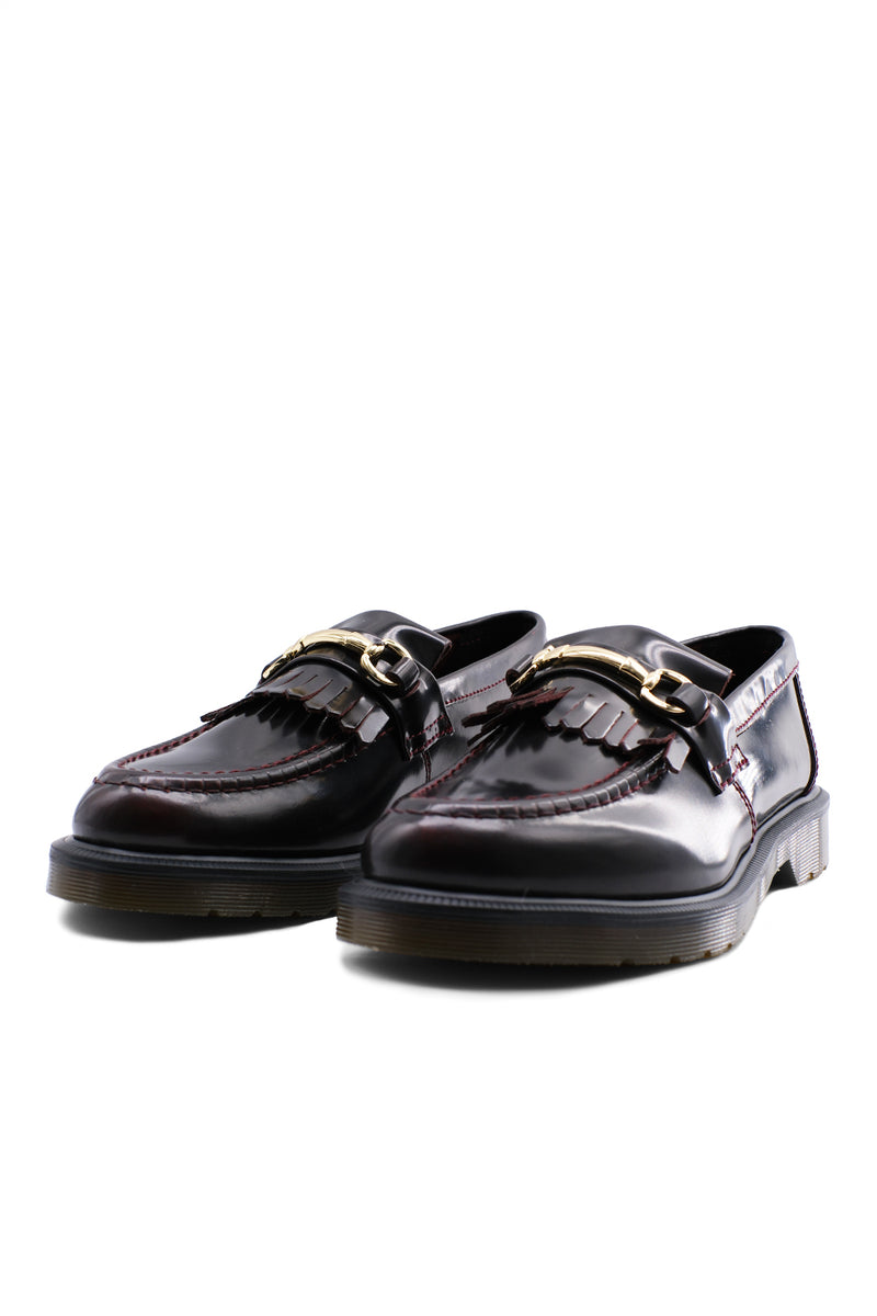 Dr Martens Adrian Snaffle Loafer 'Cherry Red Arcadia' - ROOTED