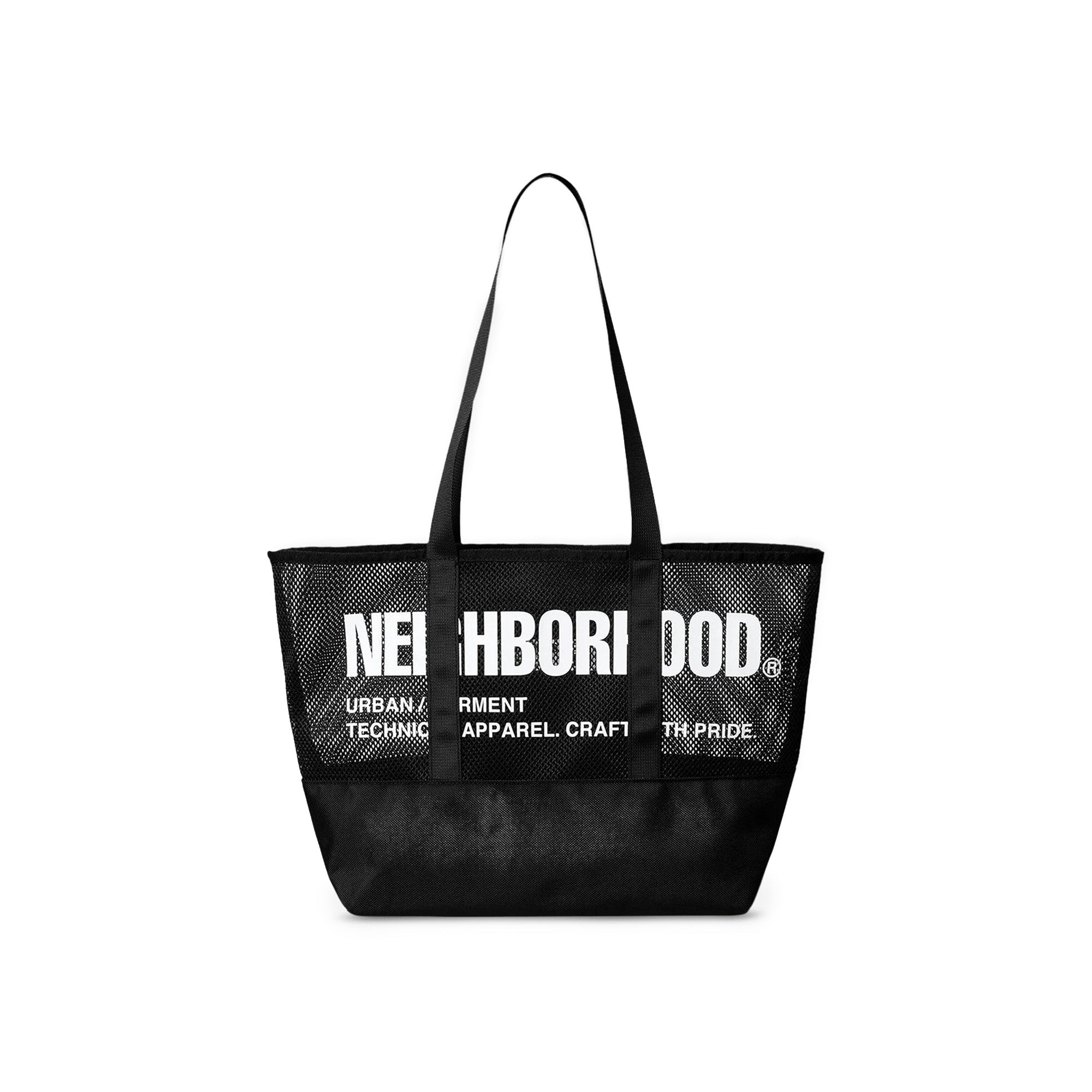 Neighborhood Mesh Tote 'Black' - ROOTED