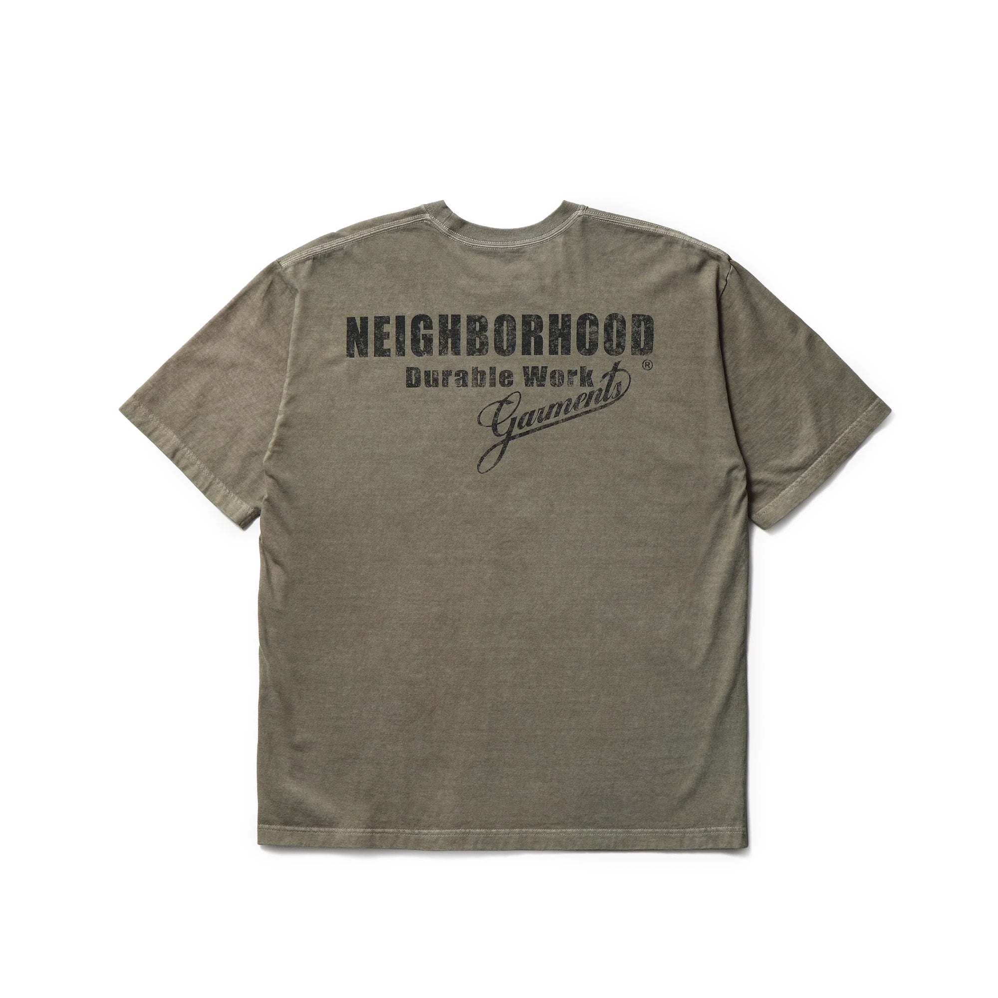Neighborhood SS-5 Tee 'Olive Drab' - ROOTED