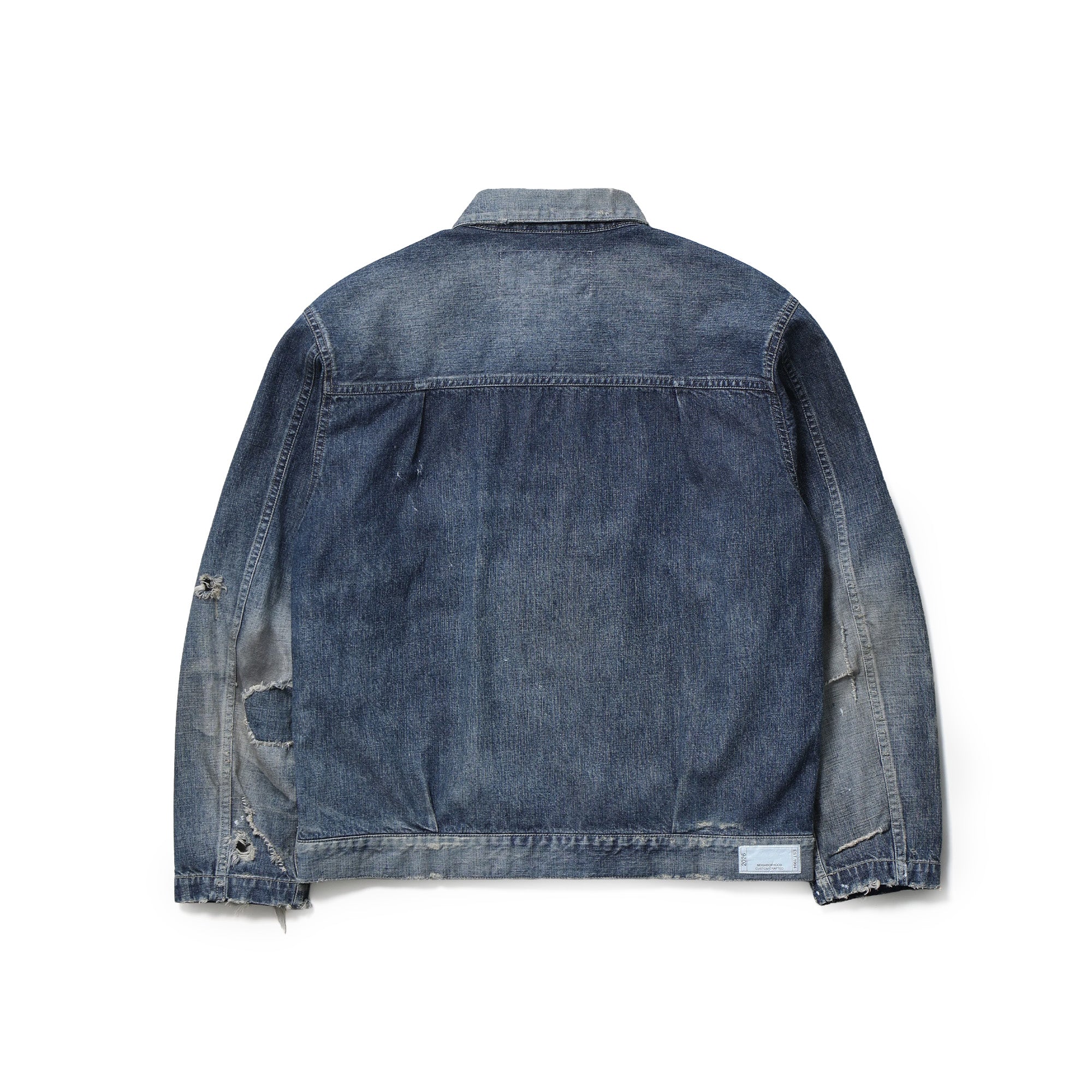 Neighborhood Savage LW Denim Zip Jacket 'Indigo' - ROOTED