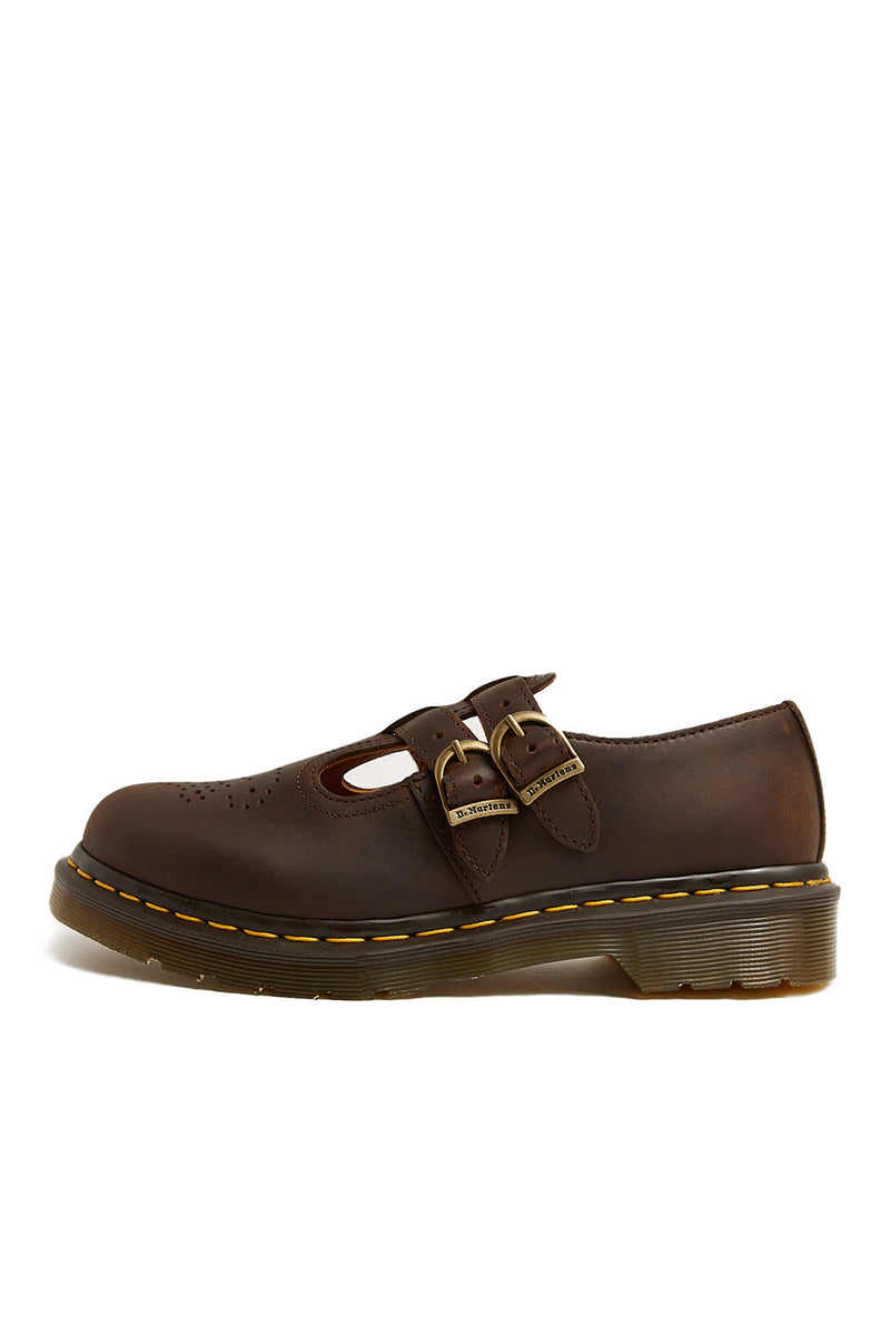 Dr Martens Mary Jane Crazy Horse 'Dark Brown' - ROOTED