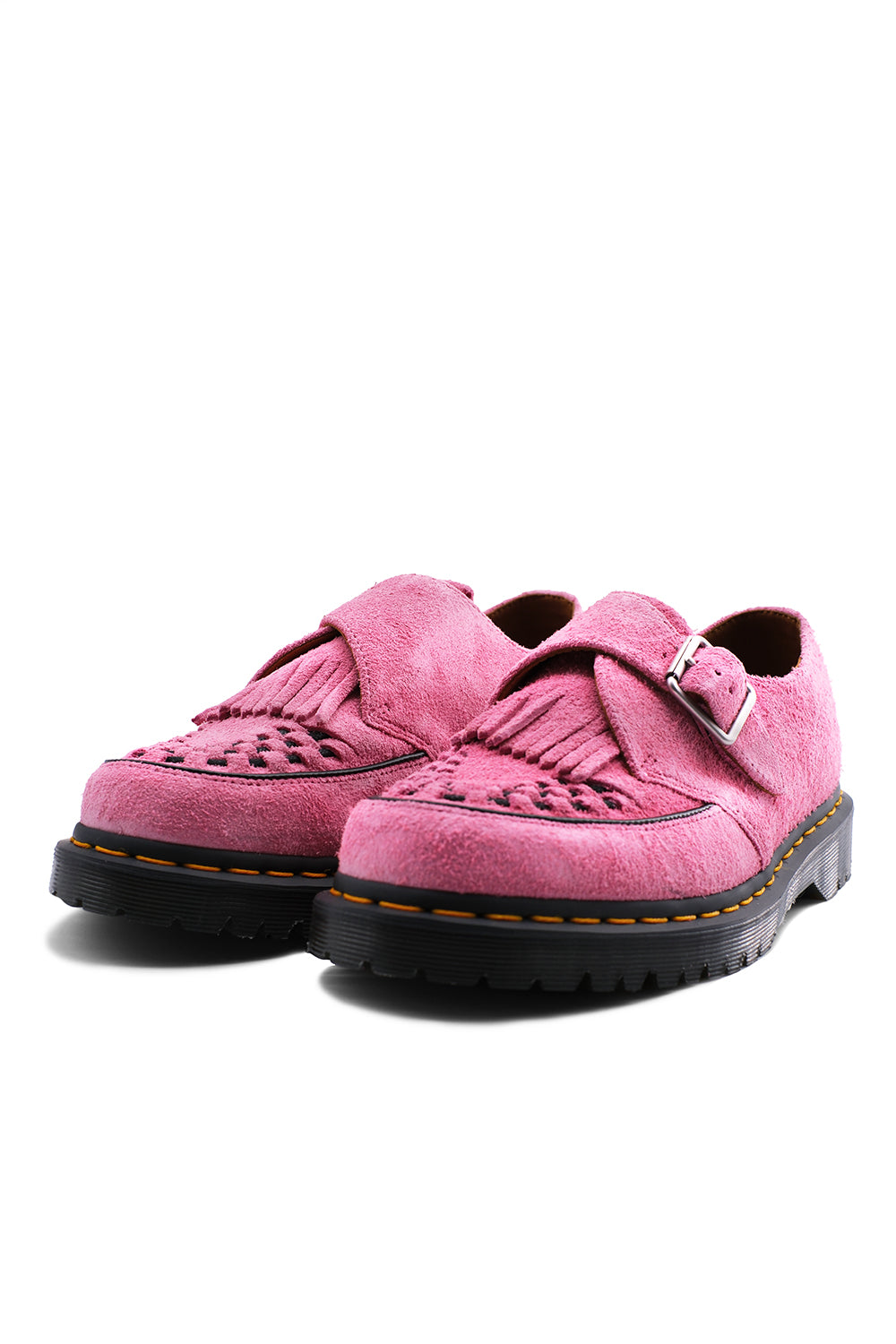 Dr Martens Ramsey Monk KLT 'Fondant Pink/Desert Oasis Suede' - ROOTED