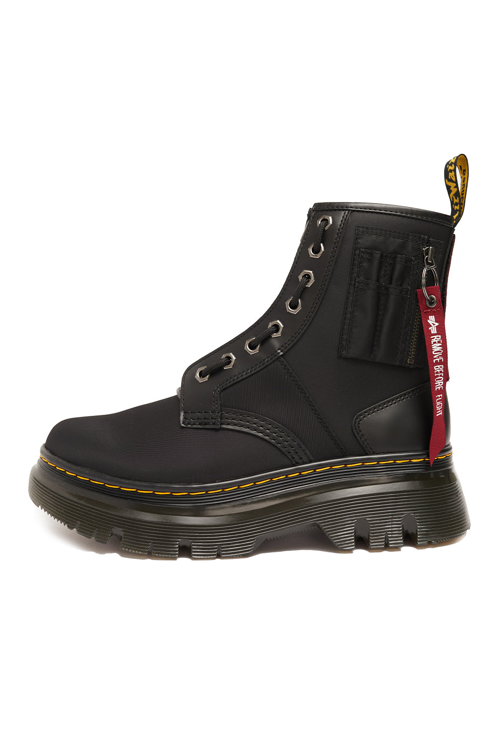 Dr Martens Tarik Alpha 'Black Smooth/Nylon' - ROOTED