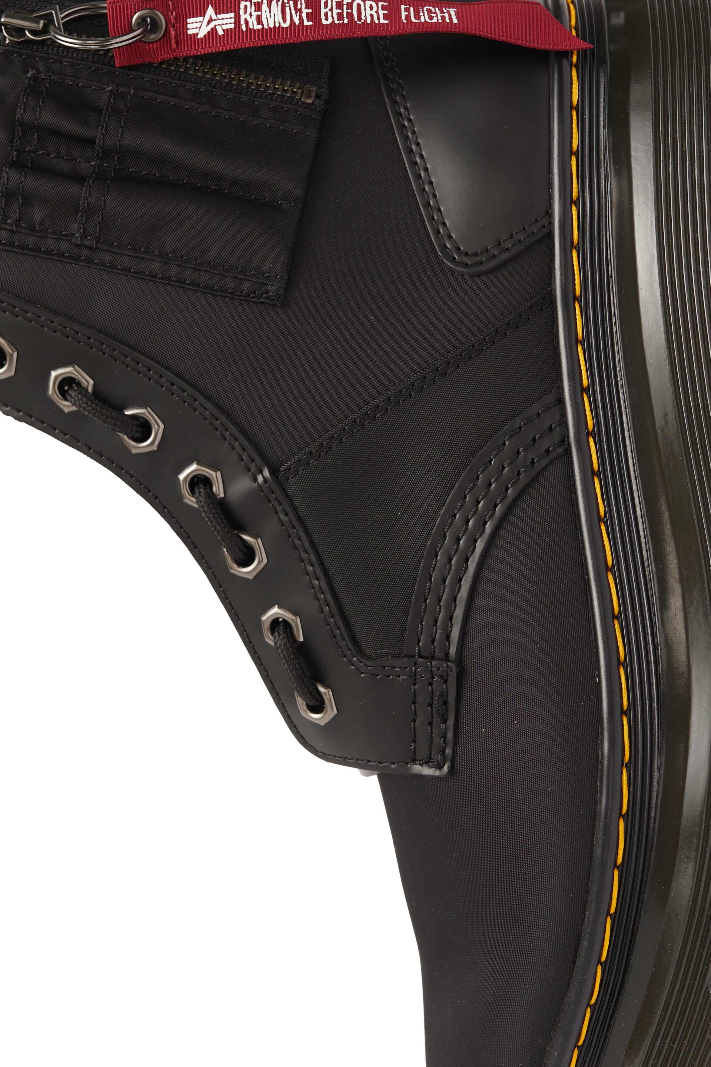 Dr Martens Tarik Alpha 'Black Smooth/Nylon' - ROOTED