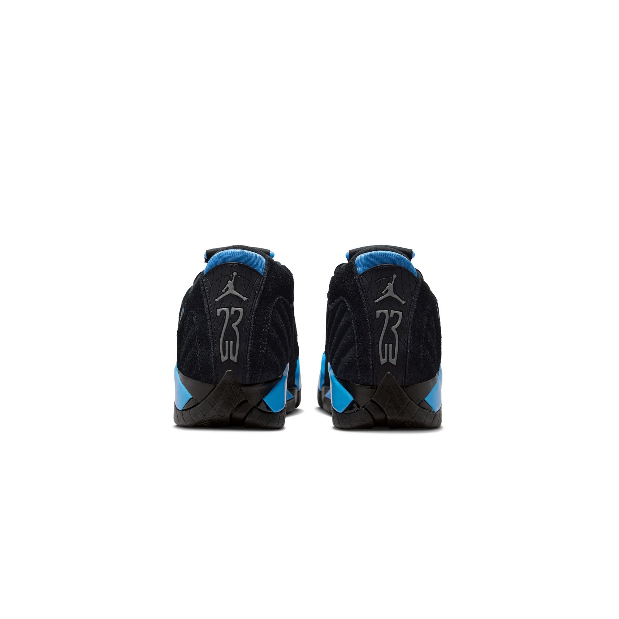 Kids Air Jordan 14 Retro 'Black/White/University Blue' - ROOTED