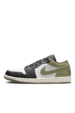 Air Jordan 1 Low 'Black/White/Medium Olive'