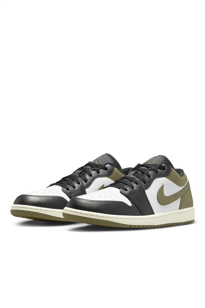 Air Jordan 1 Low 'Black/White/Medium Olive'