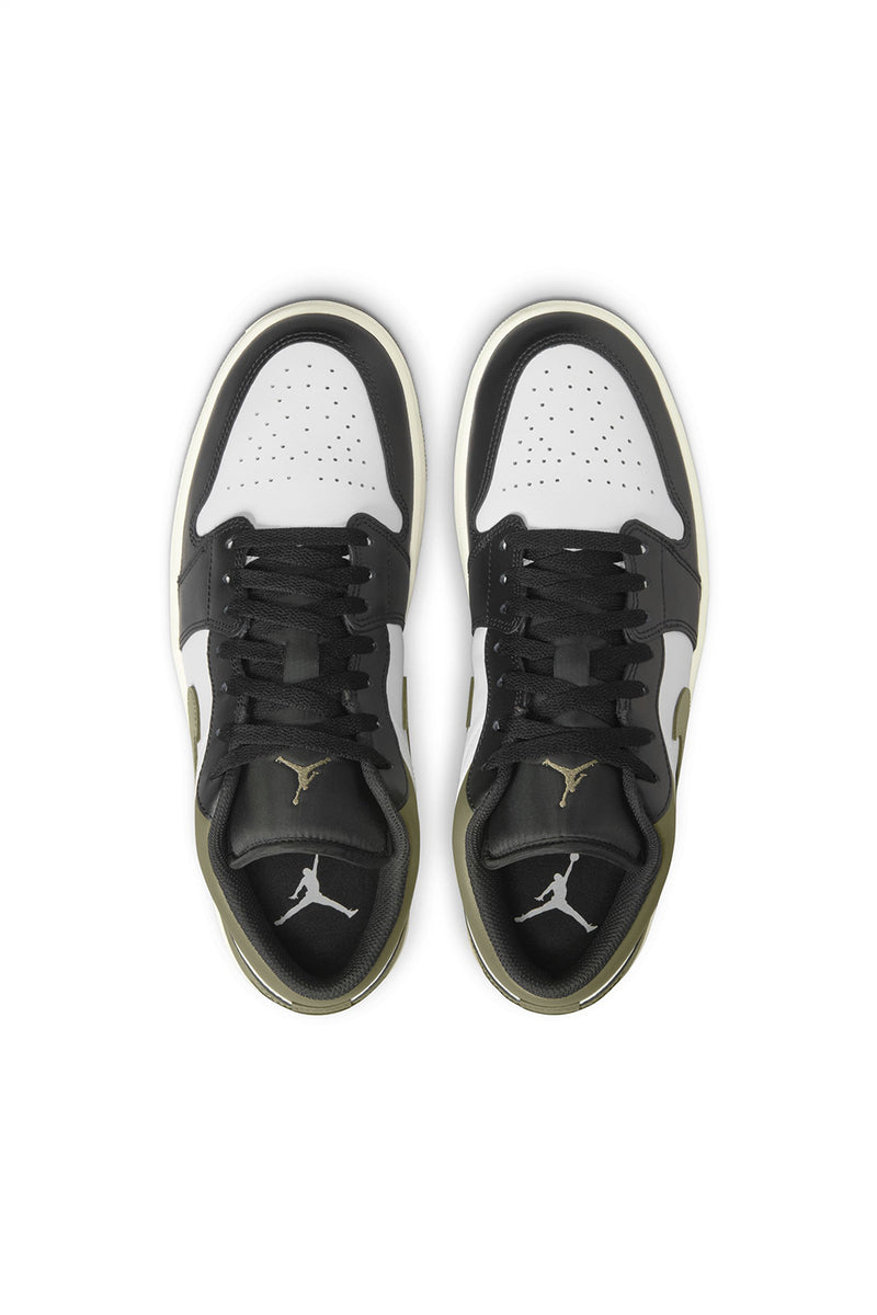 Air Jordan 1 Low 'Black/White/Medium Olive'