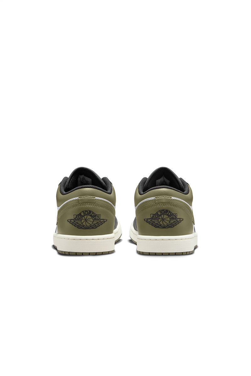 Air Jordan 1 Low 'Black/White/Medium Olive'