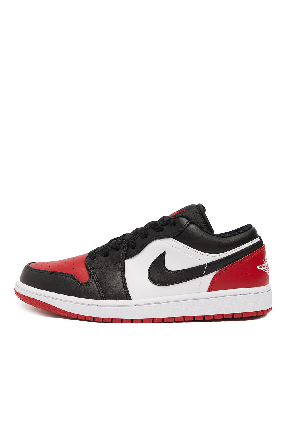 Air Jordan 1 Low 'White/Black-Varsity Red' - ROOTED