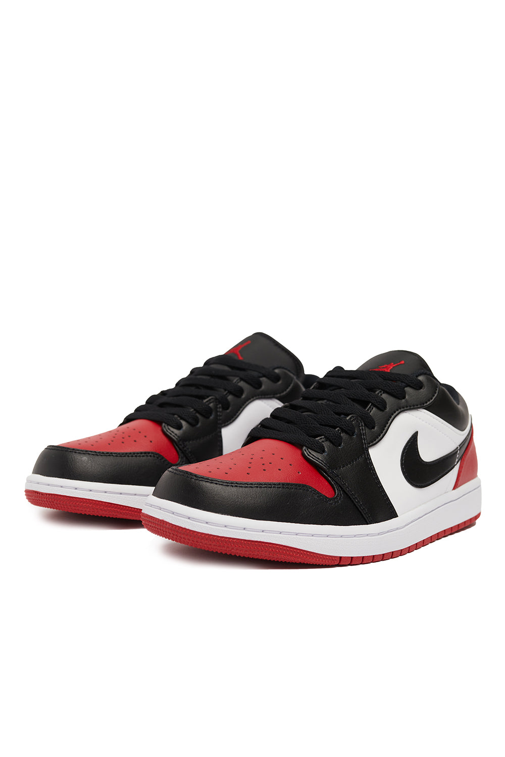 Air Jordan 1 Low 'White/Black-Varsity Red' - ROOTED