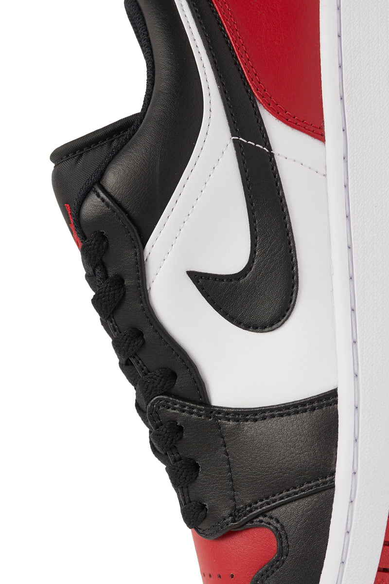 Air Jordan 1 Low 'White/Black-Varsity Red' - ROOTED