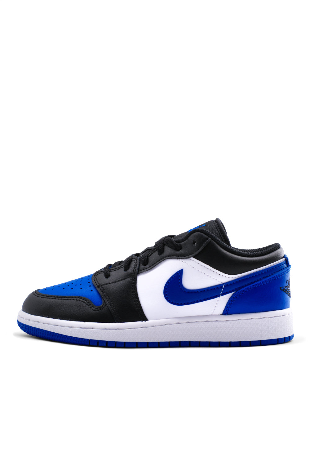 Air Jordan Kids 1 Low 'White/Royal Blue' - ROOTED