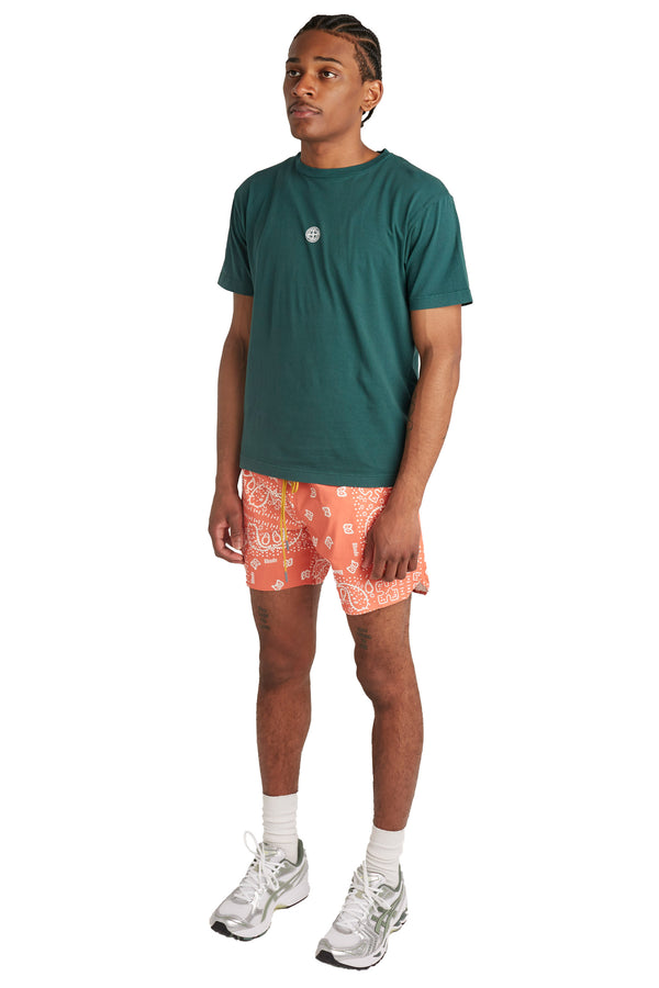 Stone Island Mens Compass SS Tee 'Bottle Green' - ROOTED
