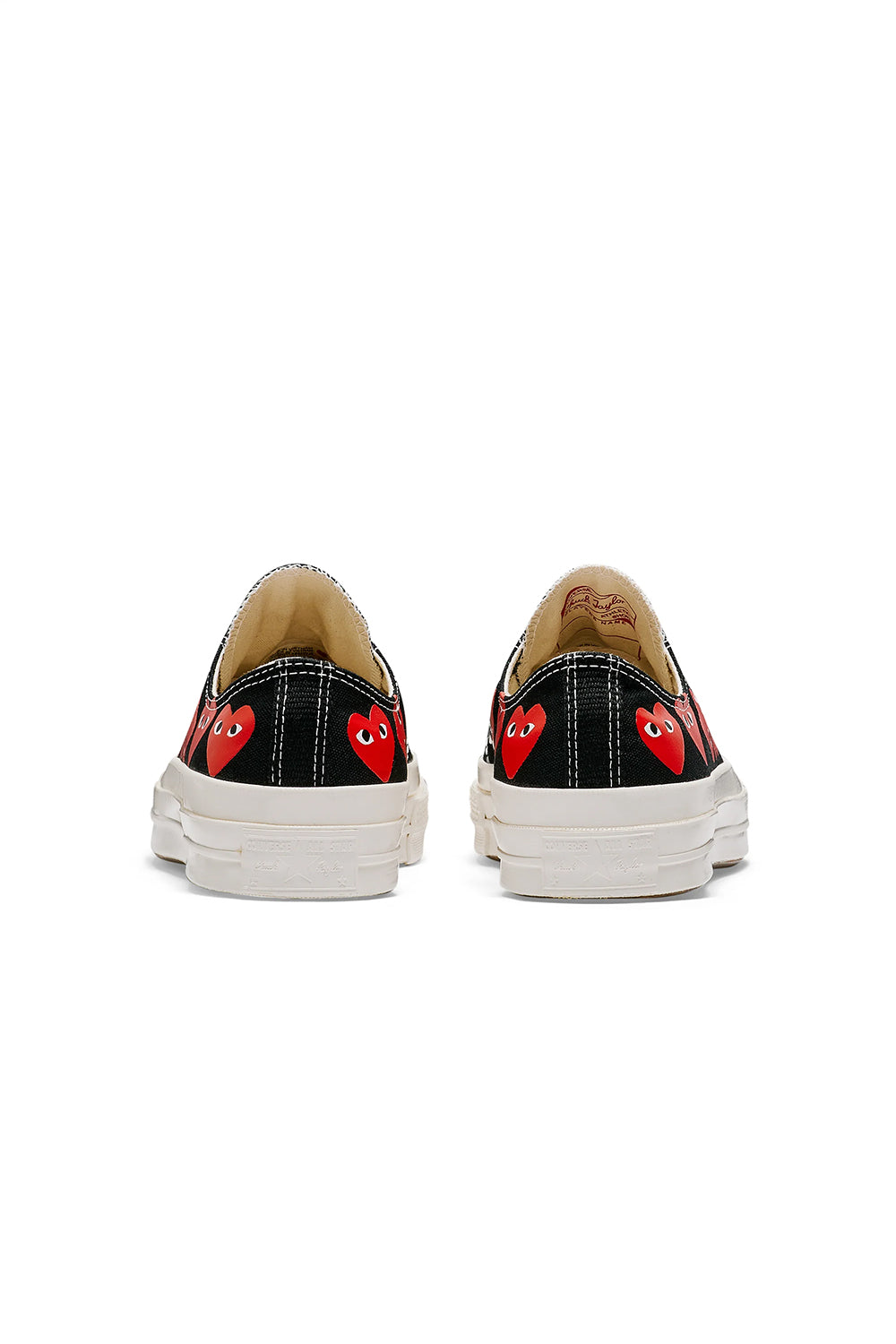 COMME des GARÇONS Play Converse Multi Heart Low 'Black'