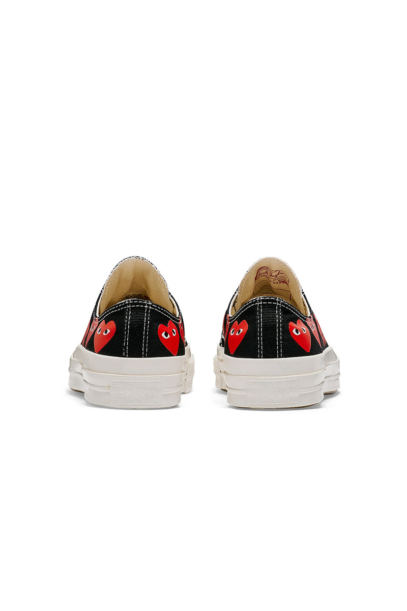 COMME des GARÇONS Play Converse Multi Heart Low 'Black'