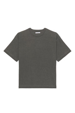 John Elliott Reversed Cropped Tee 'Washed Black'