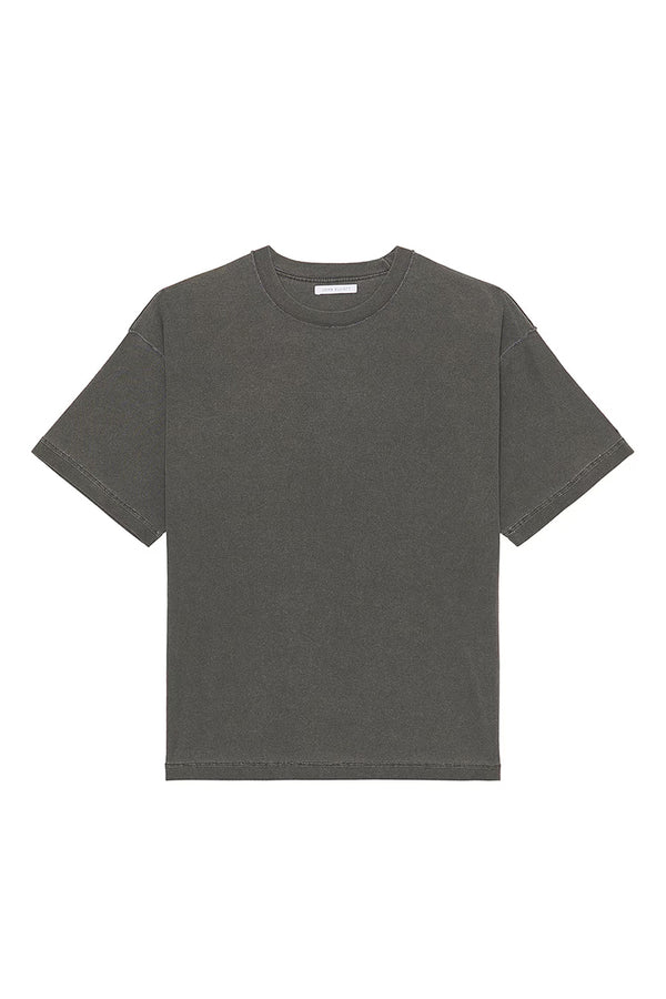 John Elliott Reversed Cropped Tee 'Washed Black'