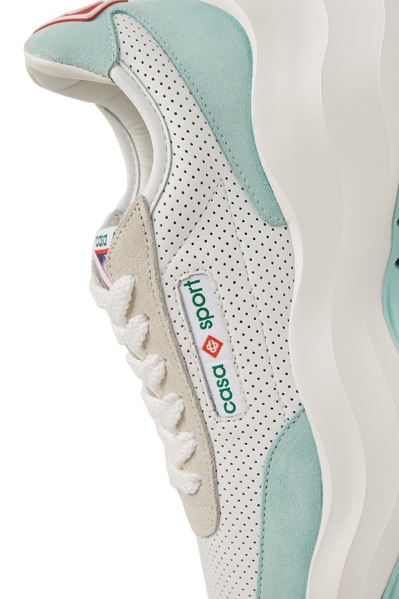 Casablanca Atlantis Sneaker 'White/Mint' - ROOTED