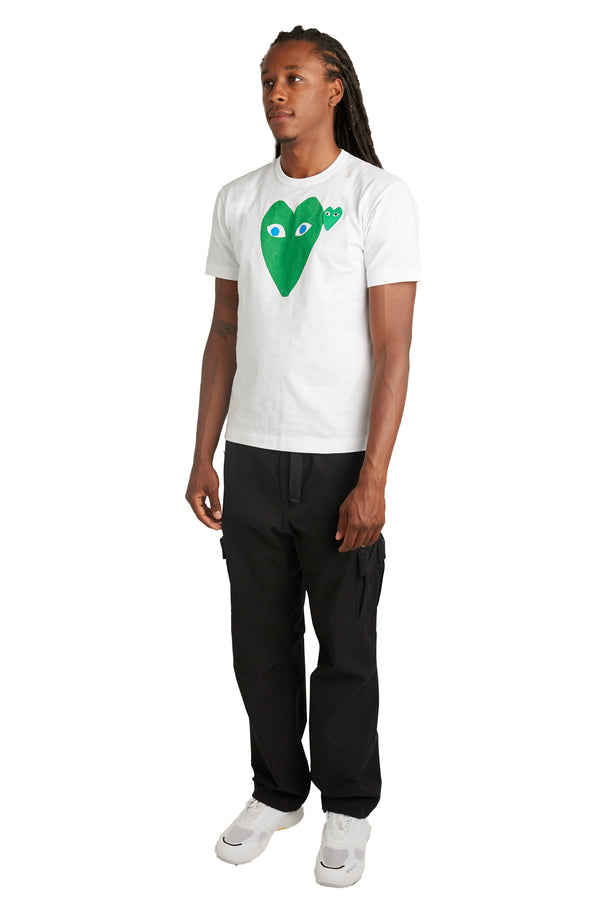 Comme des Garcons PLAY Green Blue Eyes Tee 'White' - ROOTED