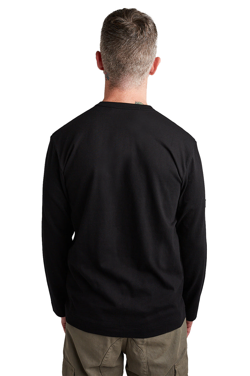 COMME des GARÇONS PLAY LS Tee 'Black' - ROOTED