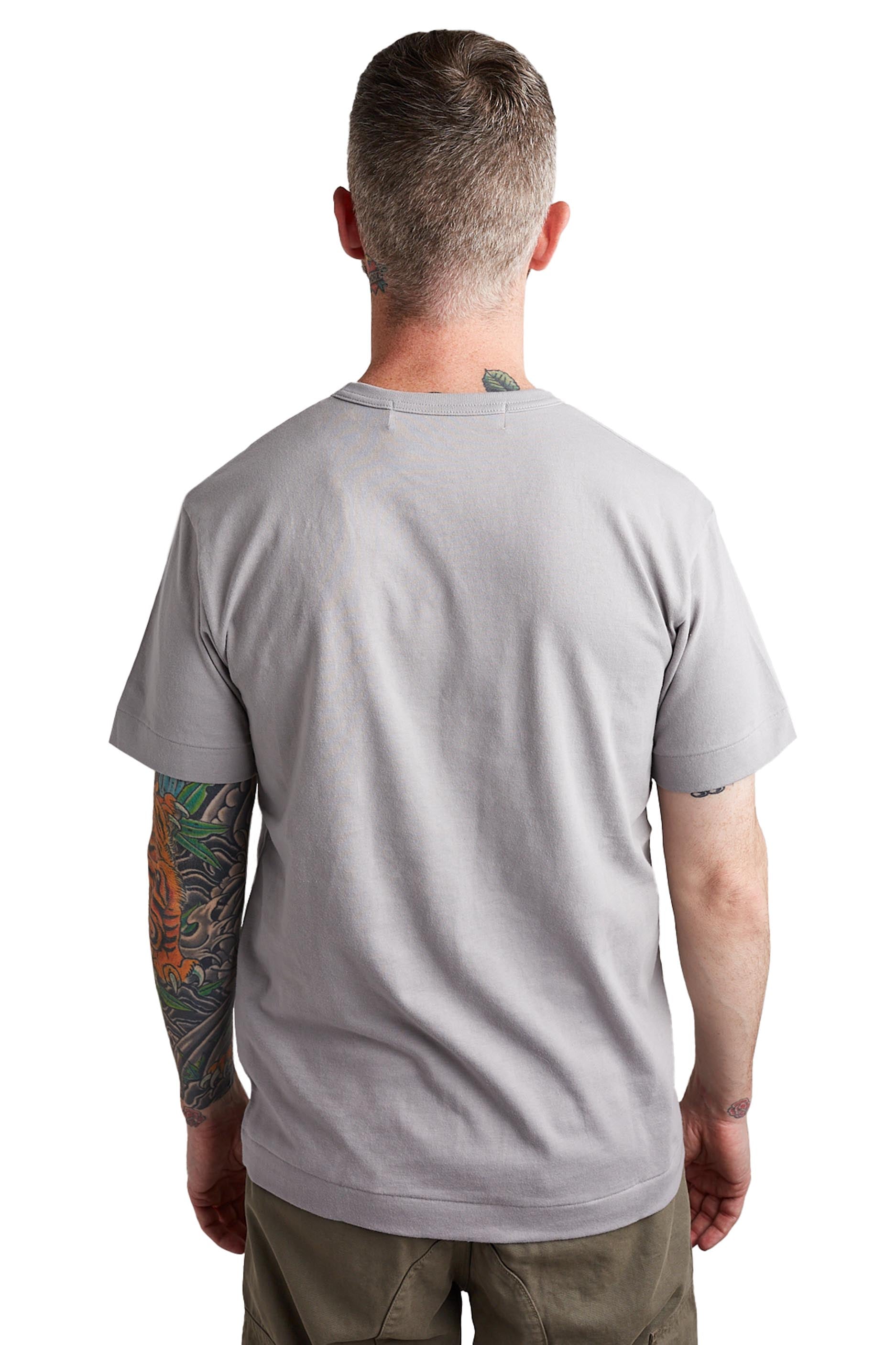 COMME des GARÇONS PLAY Small Heart Tee 'Grey' - ROOTED