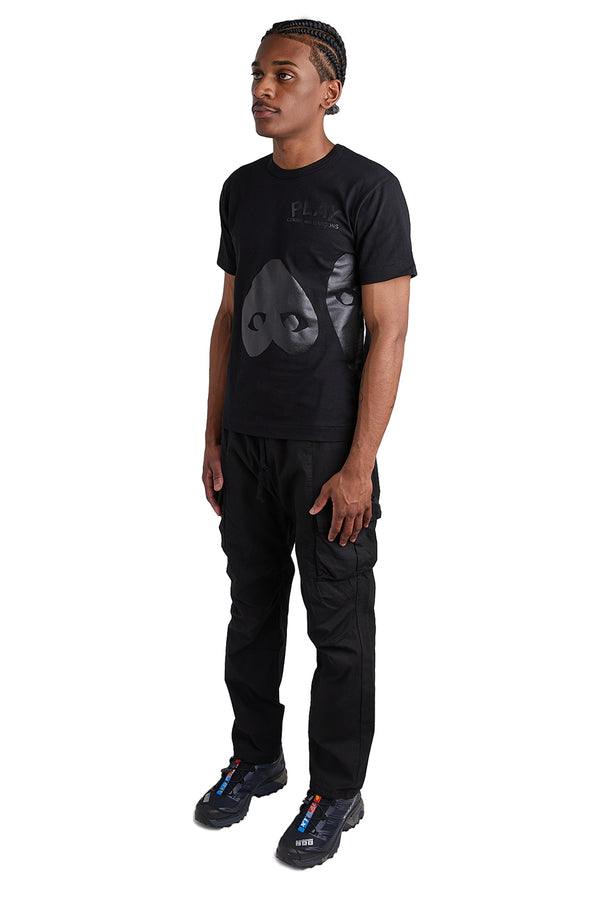 COMME des GARÇONS PLAY Multi Heart Print Tee 'Black' - ROOTED