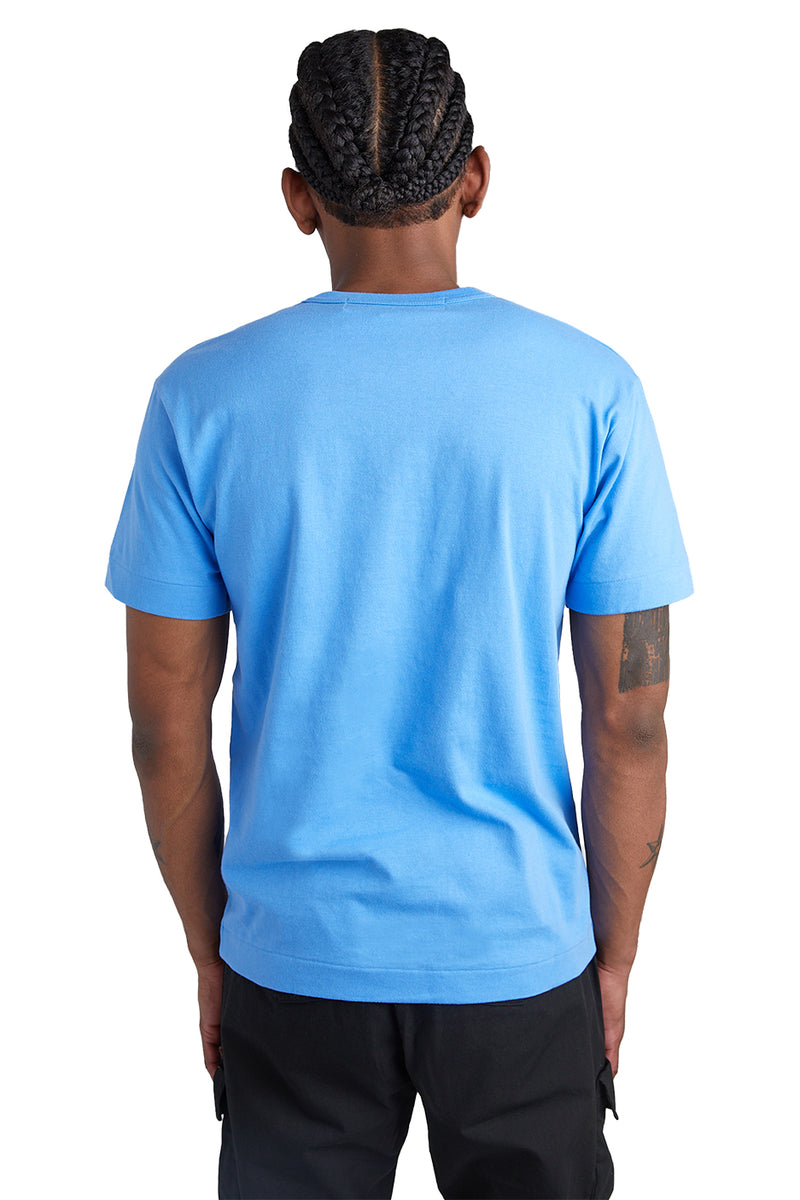 COMME des GARÇONS PLAY Small Heart Tee 'Blue' - ROOTED